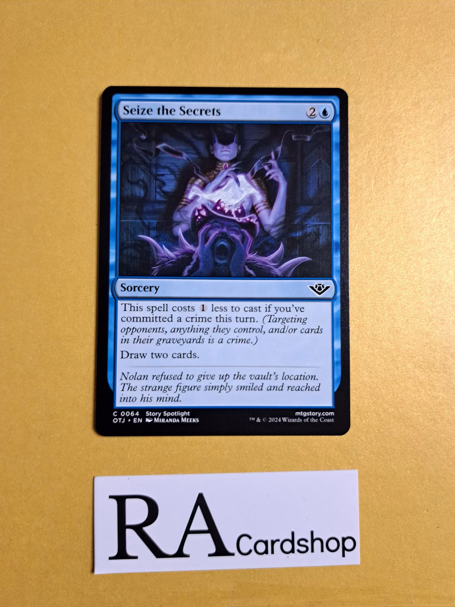 Seize the Secrets Common 0064 Outlaws of Thunder Junction (OTJ) Magic the Gathering