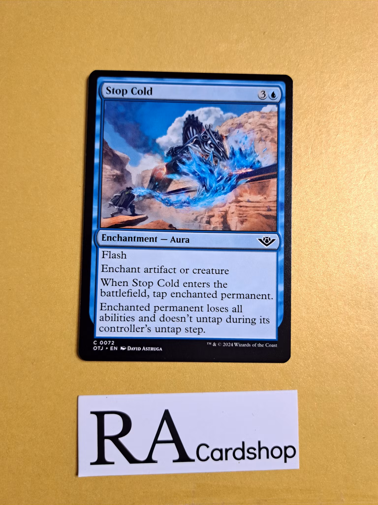 Stop Cold Common 0072 Outlaws of Thunder Junction (OTJ) Magic the Gathering