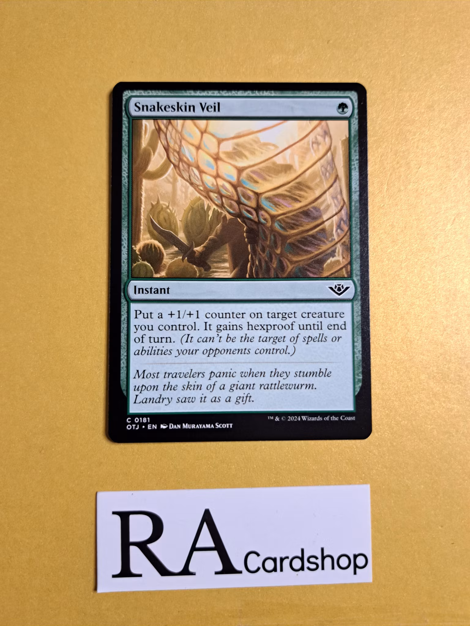 Snakeskin Veil Common 0181 Outlaws of Thunder Junction (OTJ) Magic the Gathering