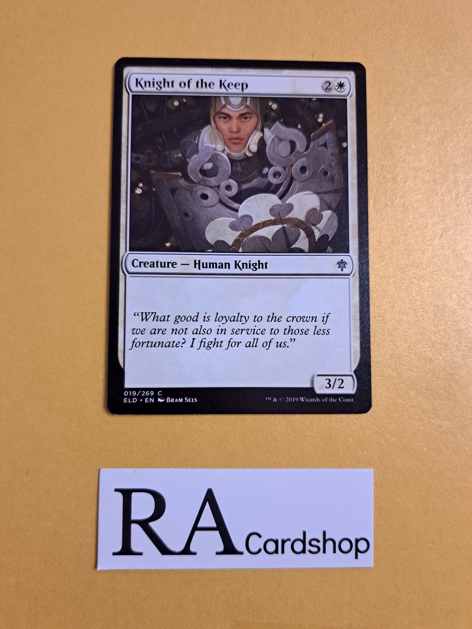 Knight of the Keep Common 019/268 Throne of Eldraine (ELD) Magic the Gathering