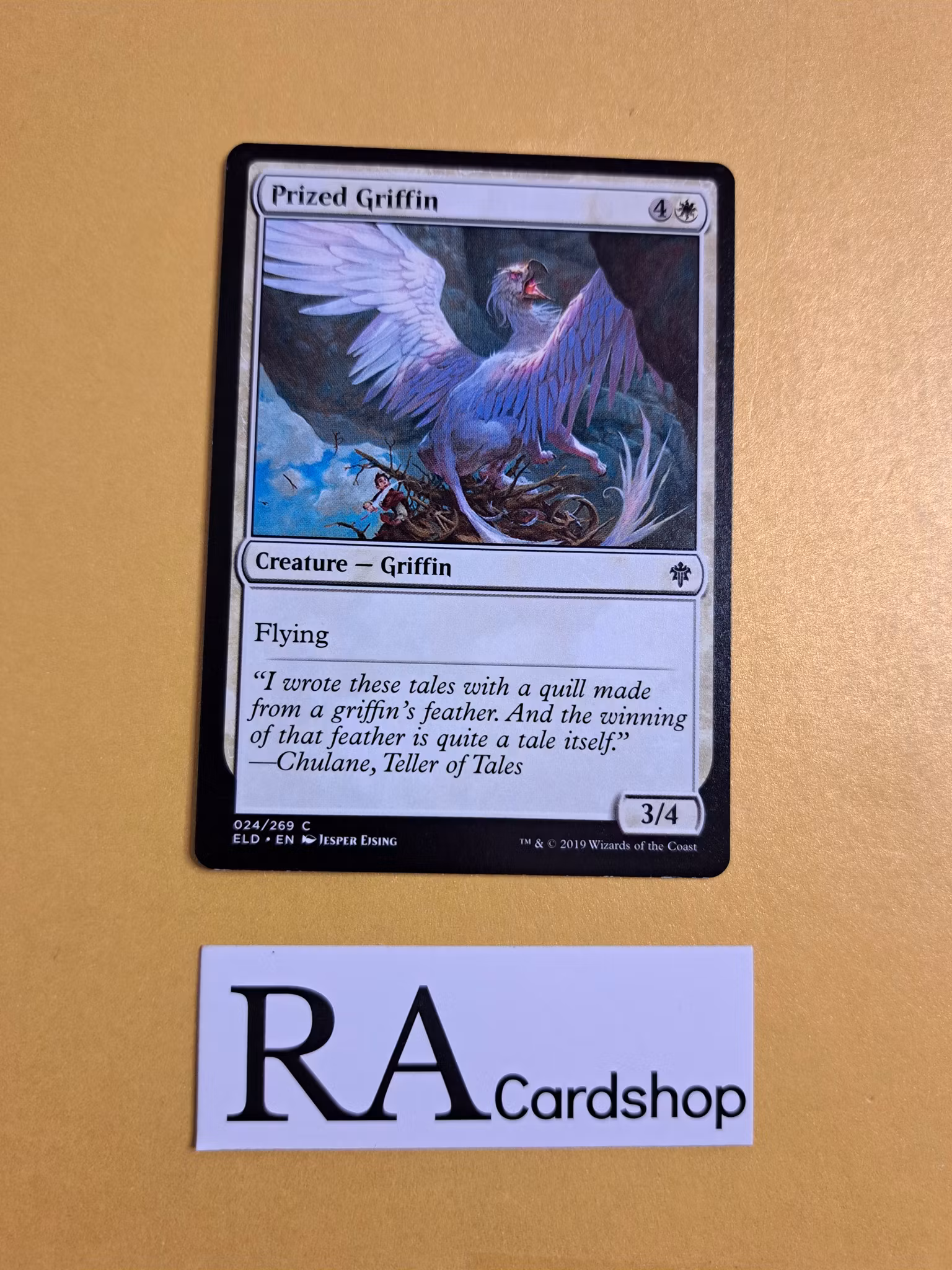 Prized Griffin Common 024/268 Throne of Eldraine (ELD) Magic the Gathering