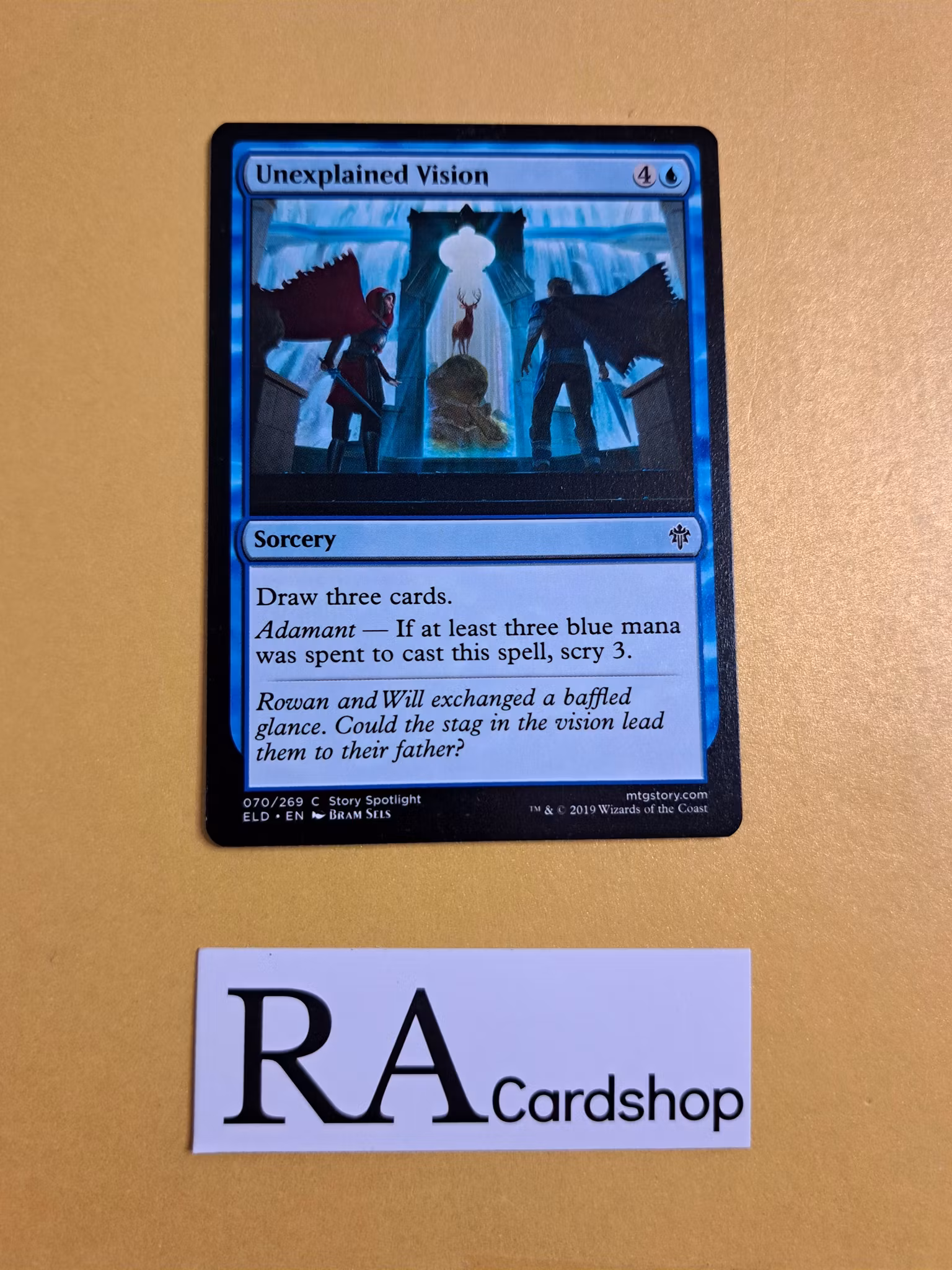 Unexplained VIsion Common 070/268 Throne of Eldraine (ELD) Magic the Gathering