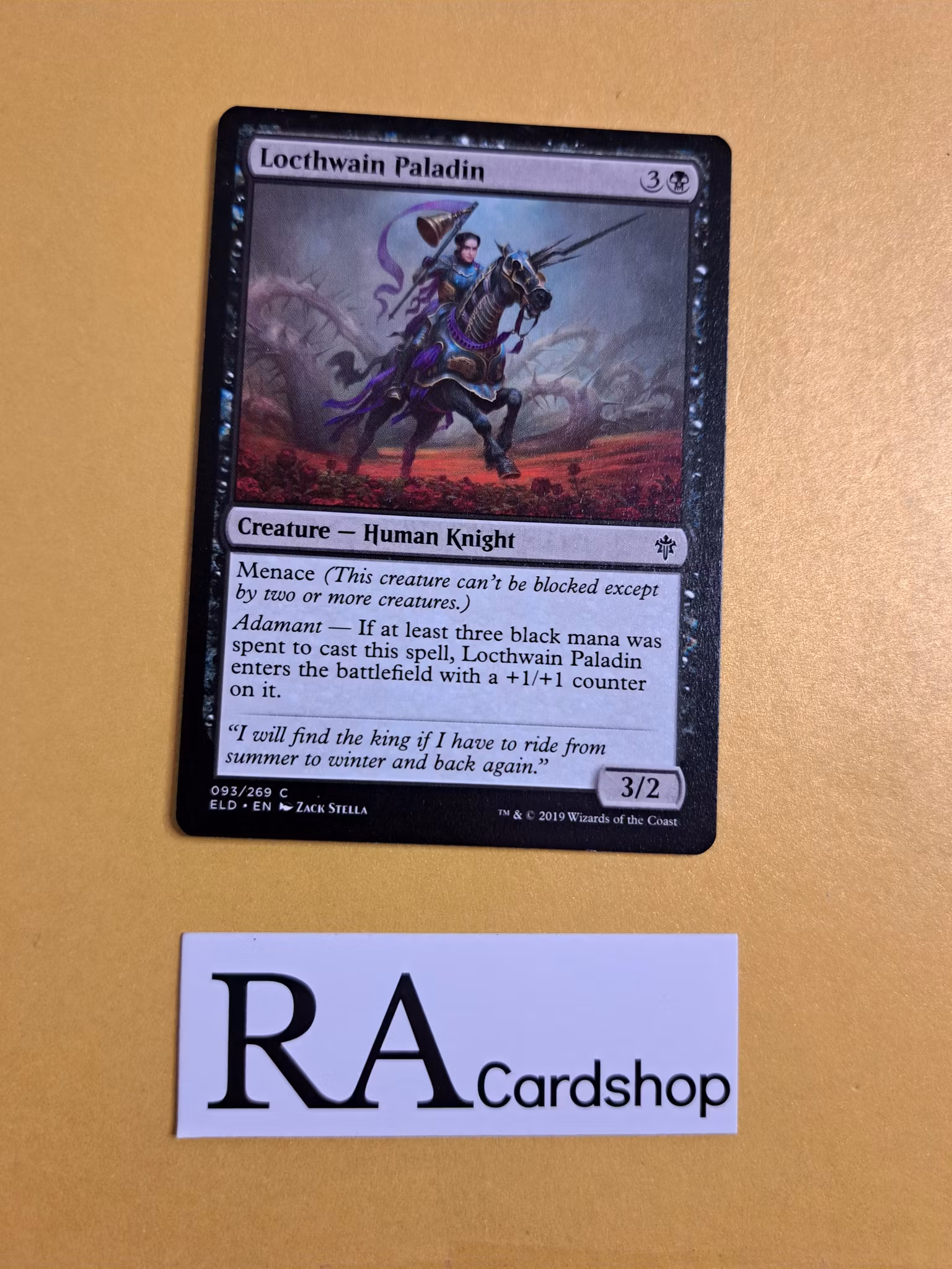 Lochtwain Paladin Common 093/268 Throne of Eldraine (ELD) Magic the Gathering