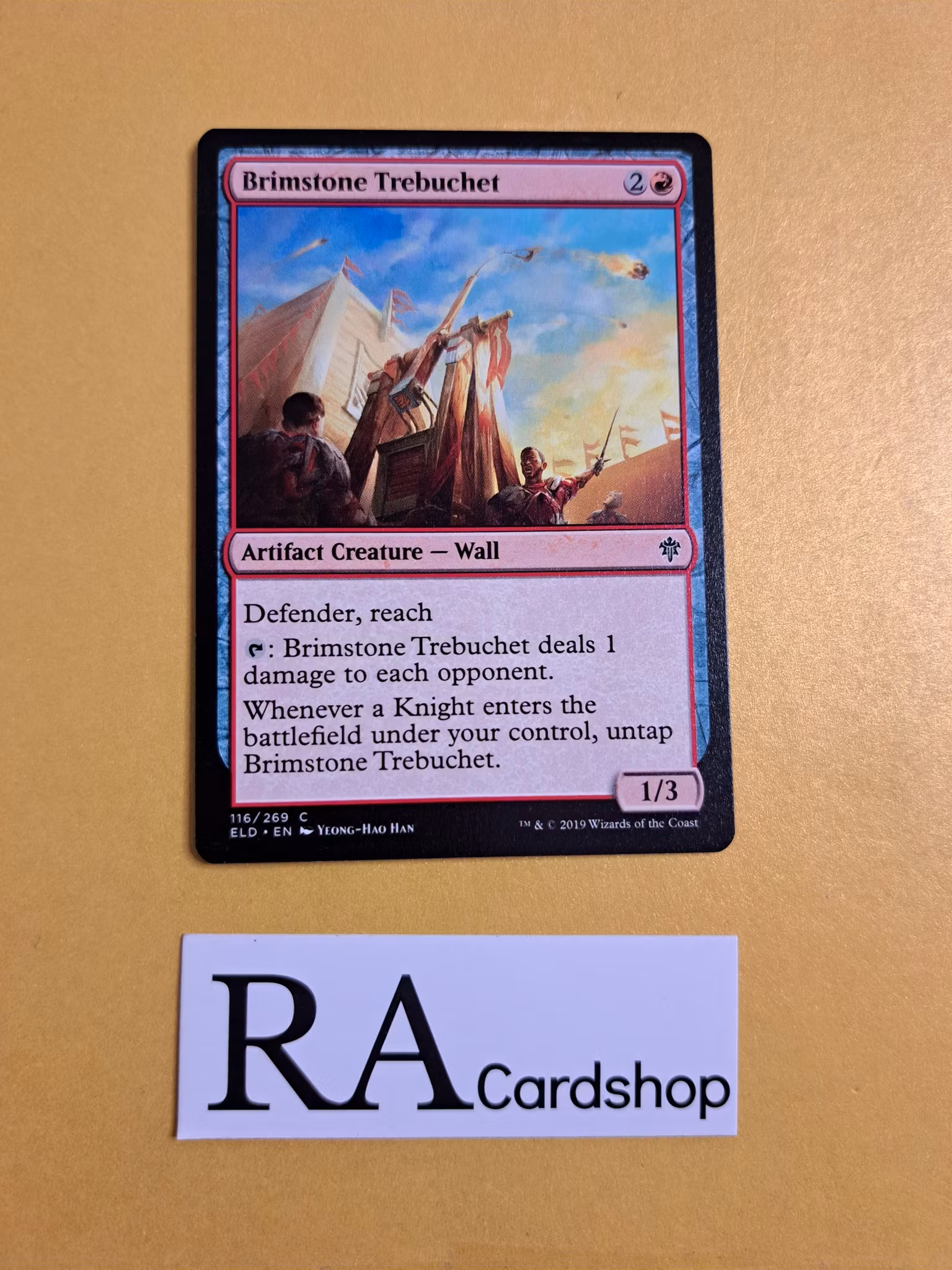 Brimstone Trebuchet Common 116/268 Throne of Eldraine (ELD) Magic the Gathering