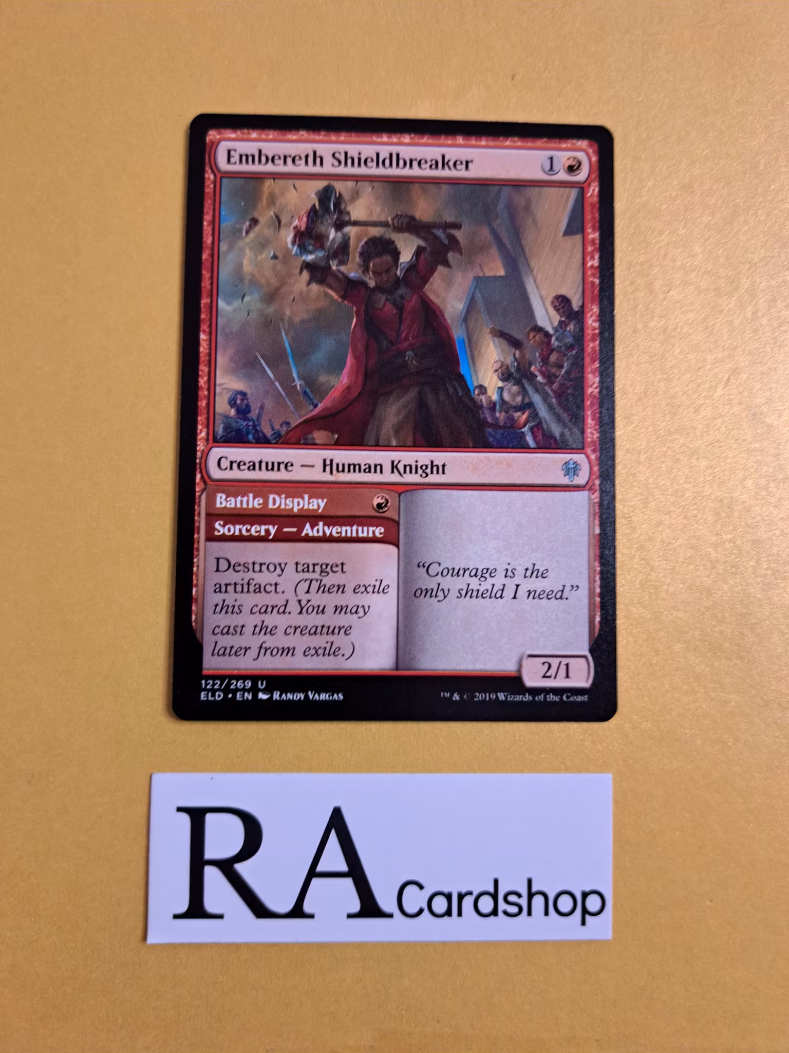 Embereth Shieldbreaker Uncommon 122/268 Throne of Eldraine (ELD) Magic the Gathering