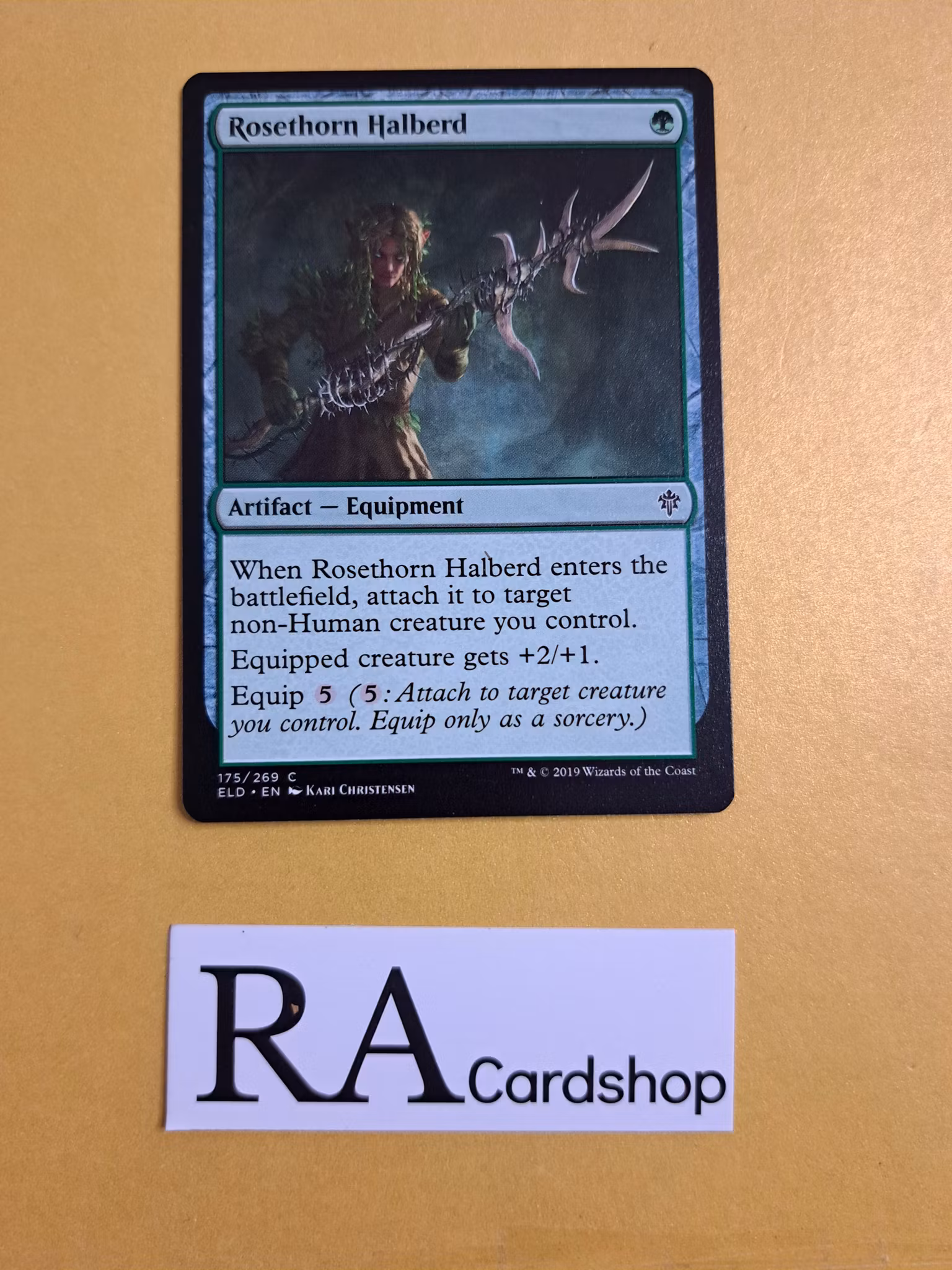 Rosethorn Halberd Common 175/268 Throne of Eldraine (ELD) Magic the Gathering