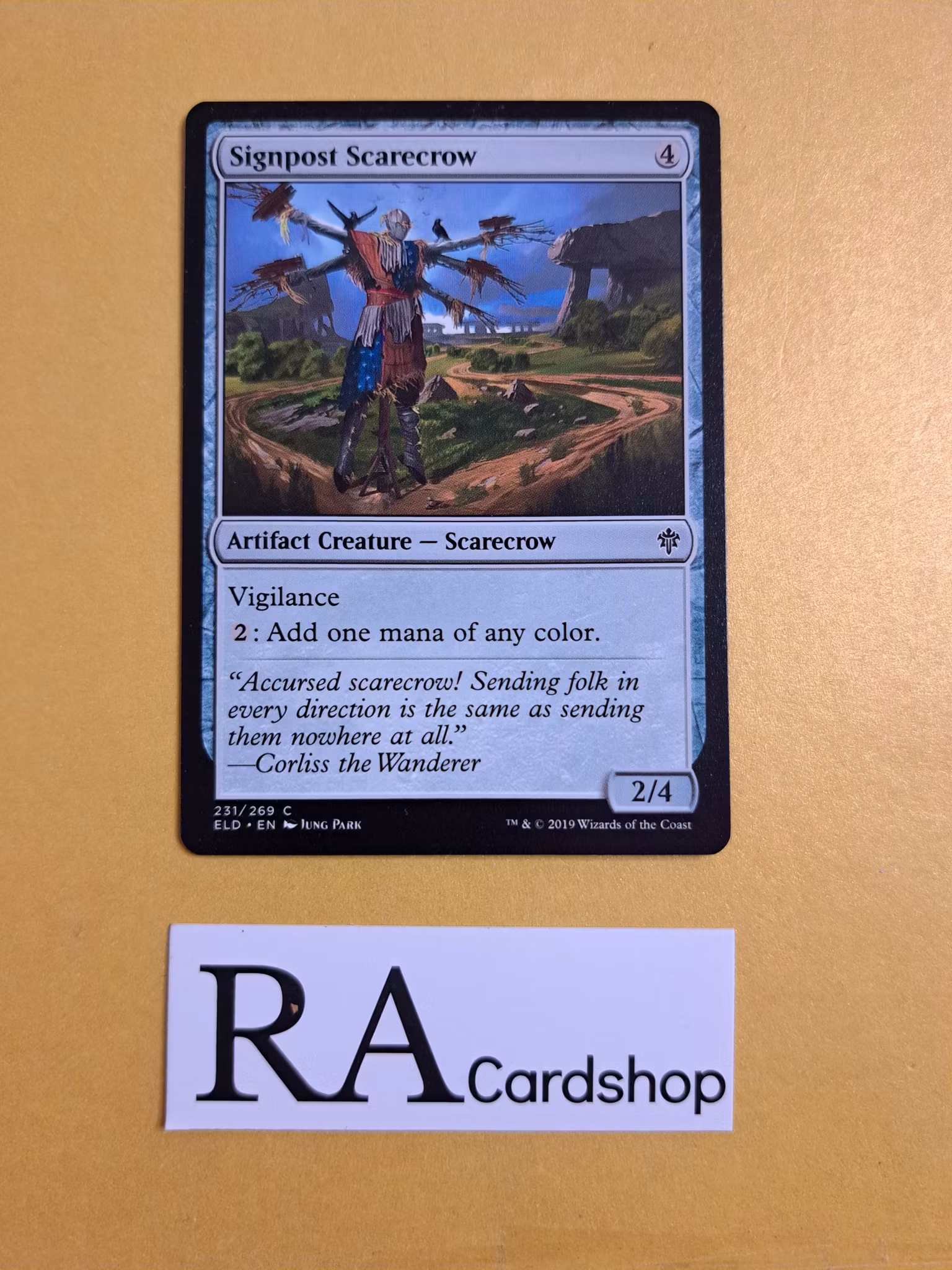 Signpost Scarecrow Common 231/268 Throne of Eldraine (ELD) Magic the Gathering