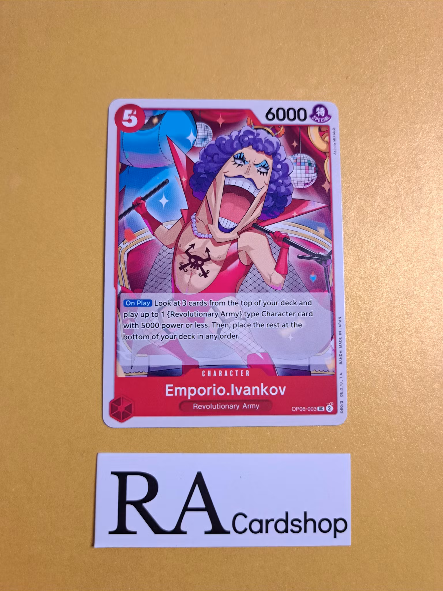Emporior.Ivankov Uncommon OP06-003 Wings of the Captain OP06 One Piece