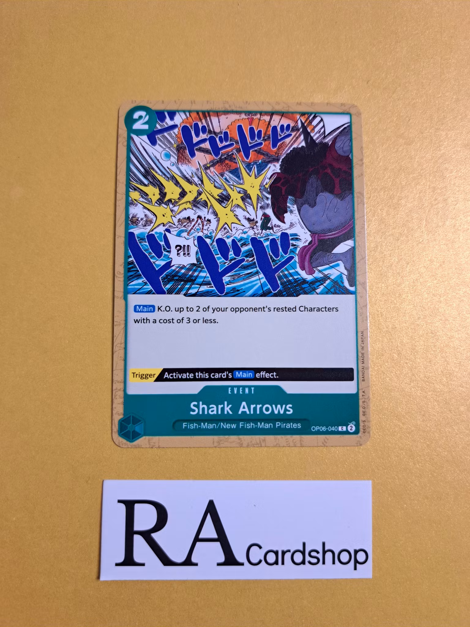 Shark Arrows Common OP06-040 Wings of the Captain OP06 One Piece