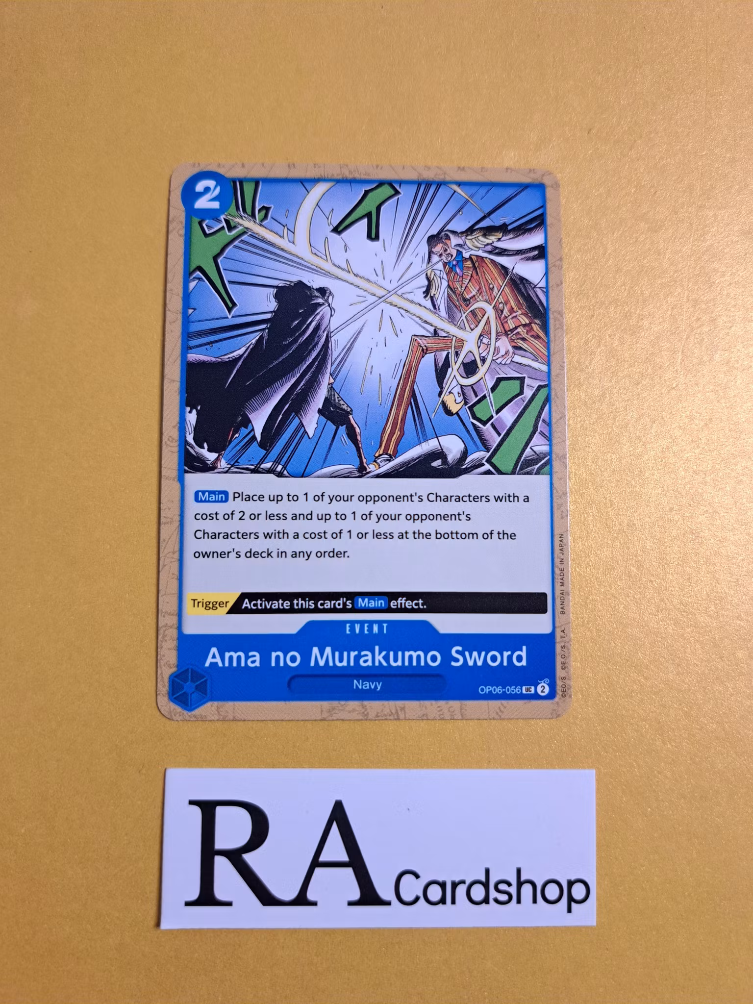 Ama no Marakumo Sword Uncommon OP06-056 Wings of the Captain OP06 One Piece