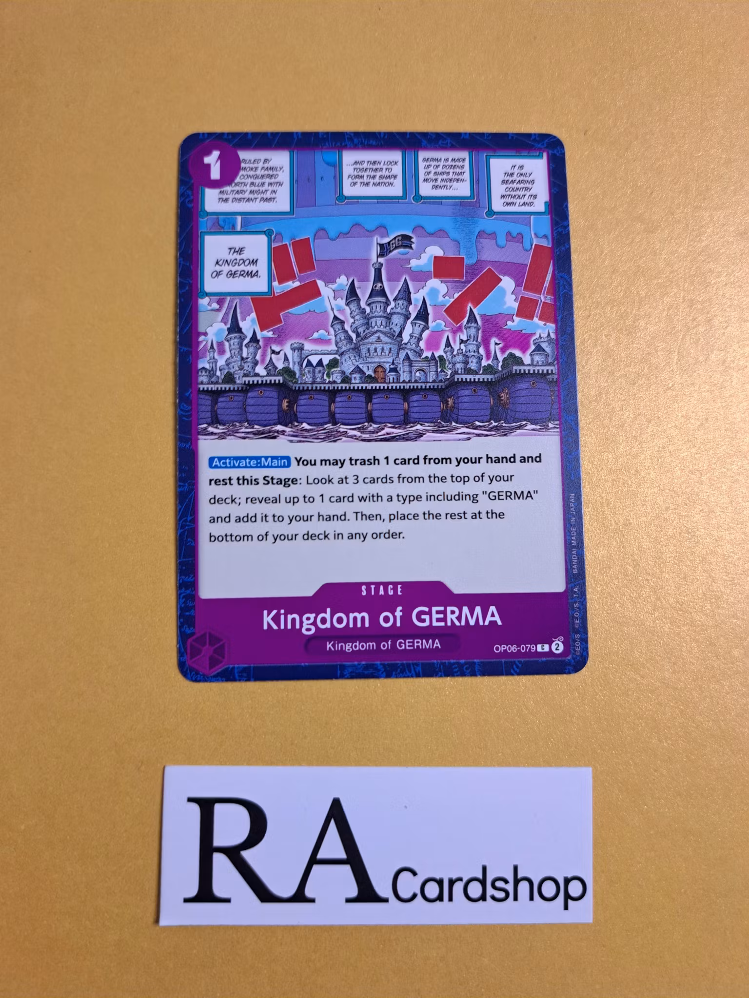 Kingdom of GERMA Common OP06-079 Wings of the Captain OP06 One Piece Card Game