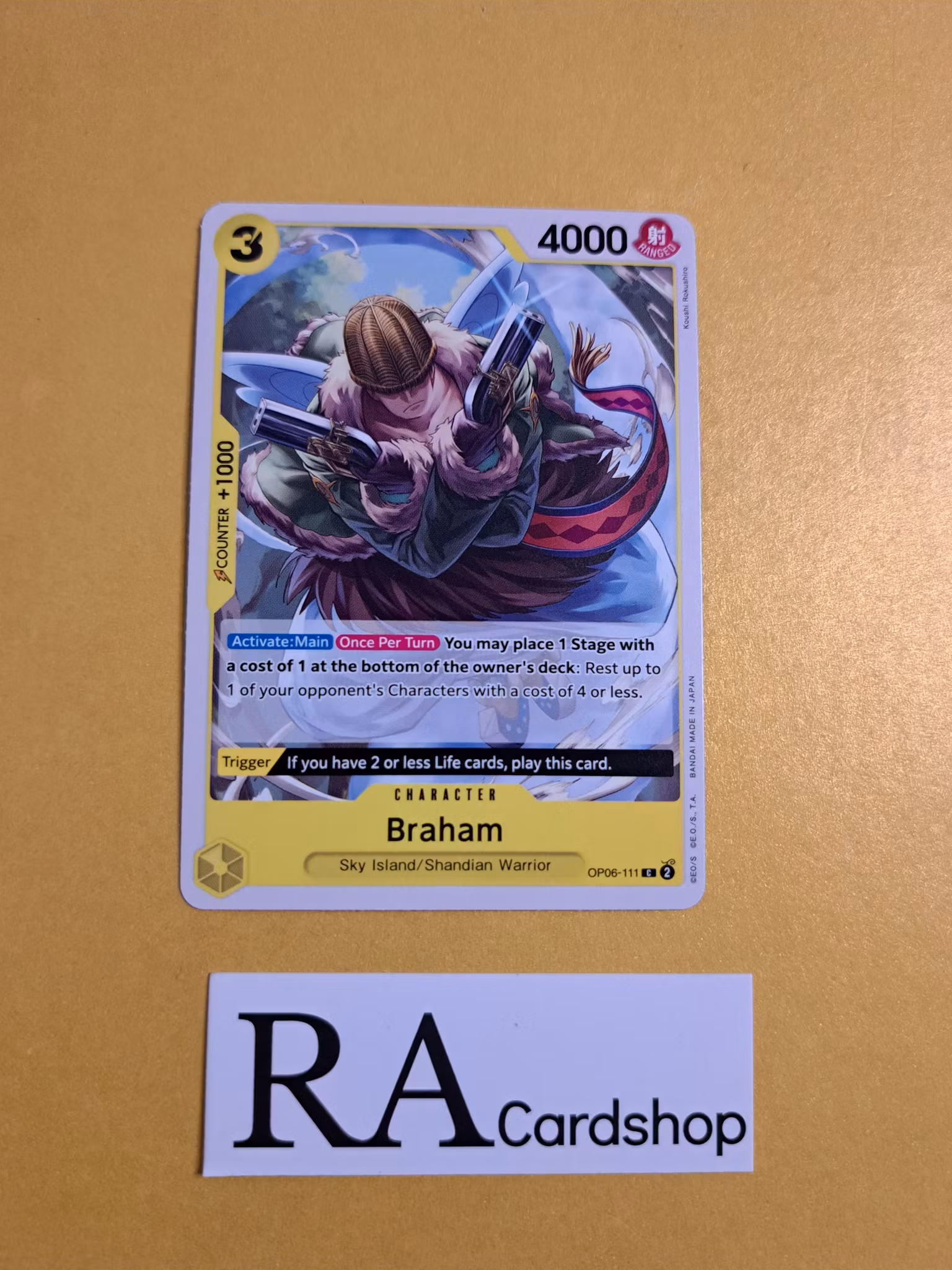 Braham Common OP06-111 Wings of the Captain OP06 One Piece