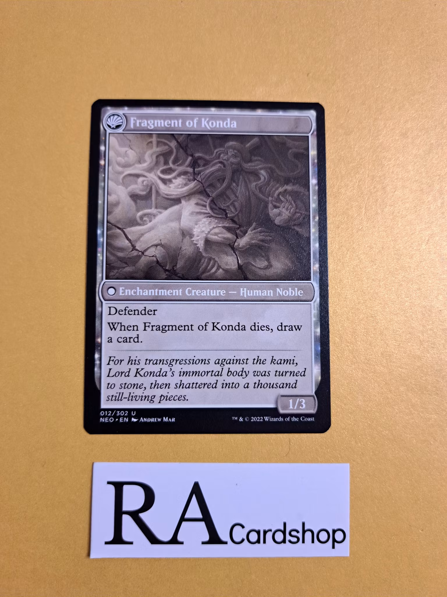The Fall of Lord Konda / Fragment of Konda Uncommon 012/302 Kamigawa: Neon Dynasty (NEO) Magic the Gathering
