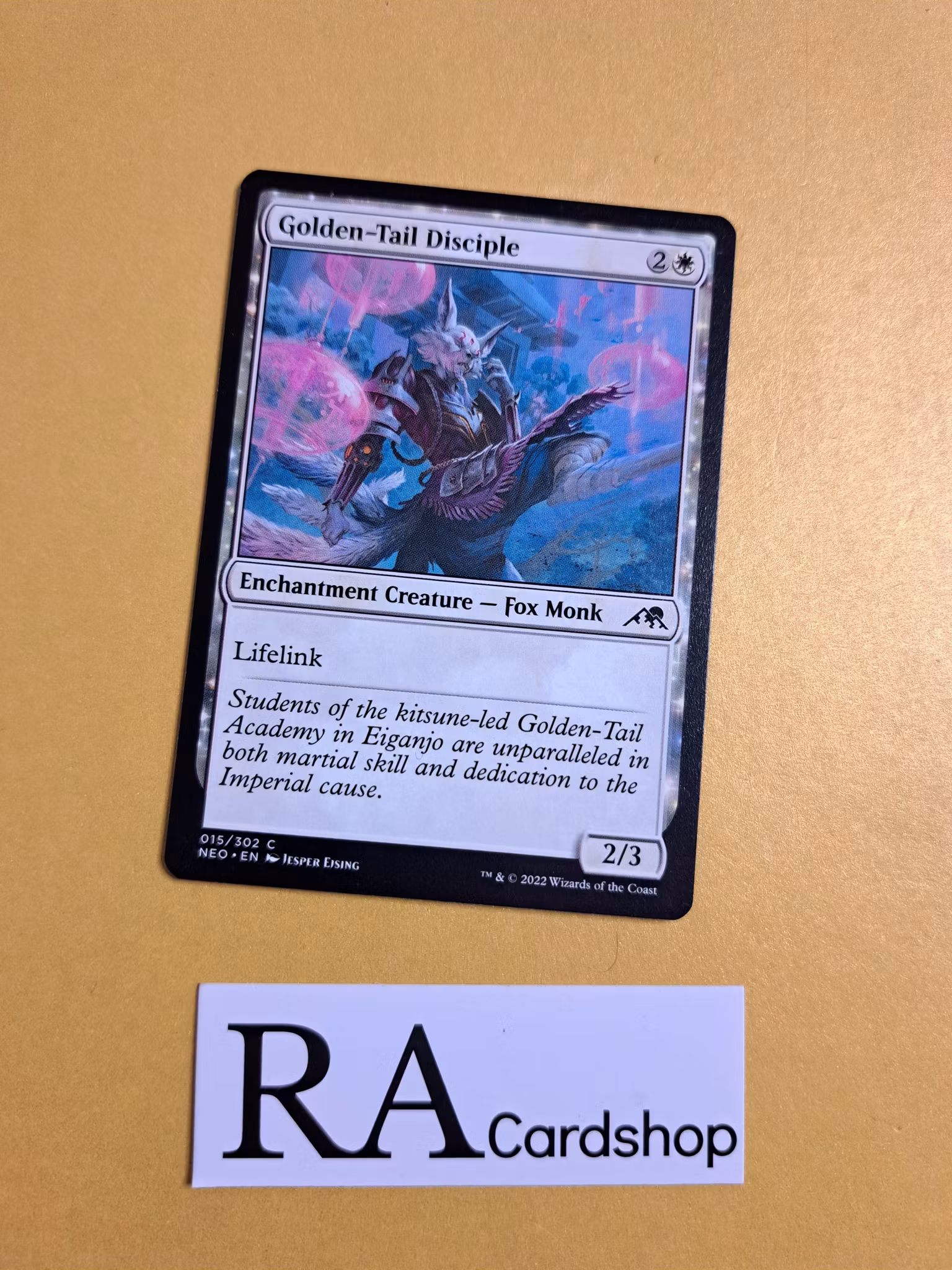 Golden-Tail Disciple Uncommon 015/302 Kamigawa: Neon Dynasty (NEO) Magic the Gathering