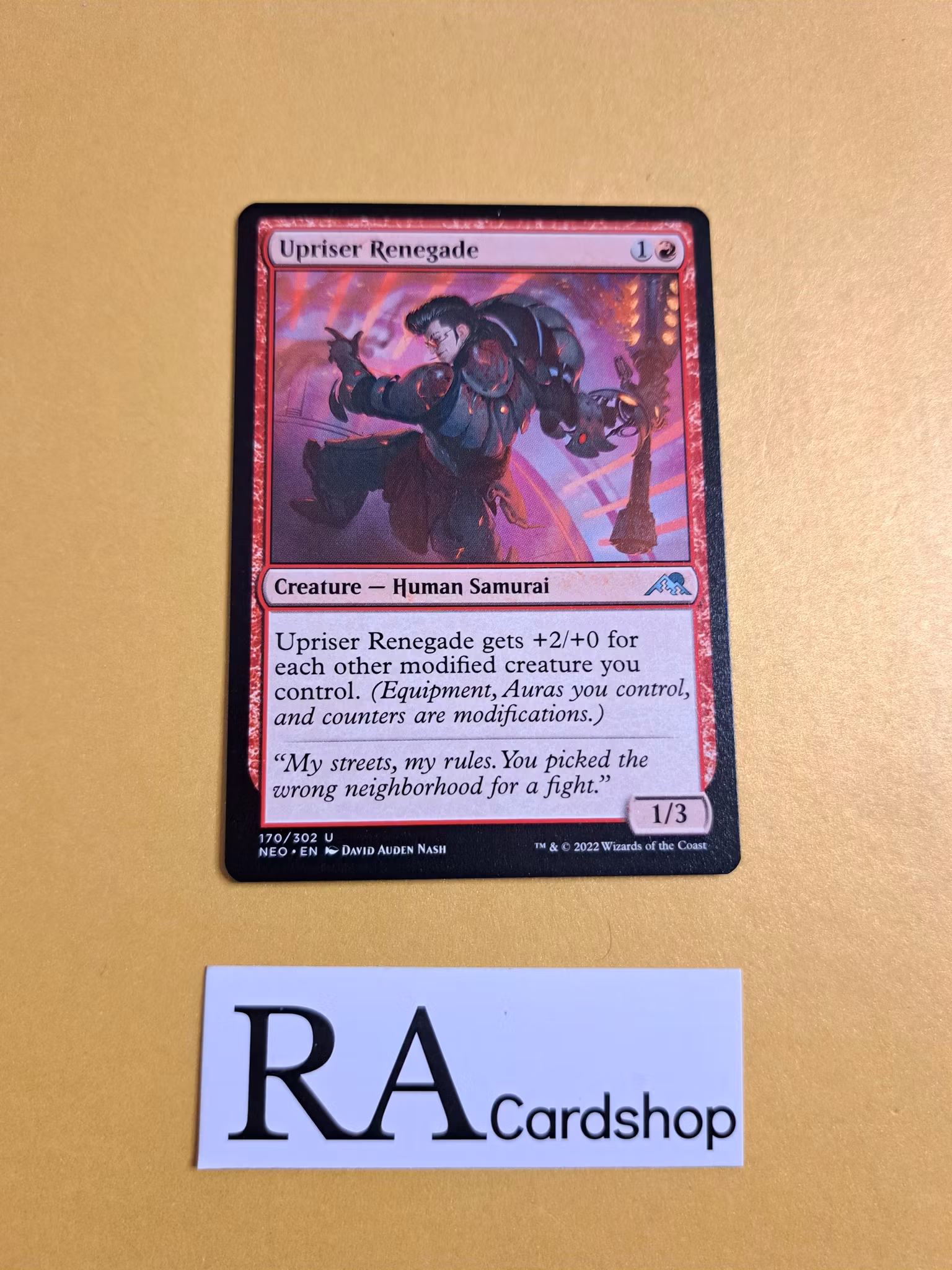 Upriser Renegade Uncommon 170/302 Kamigawa: Neon Dynasty (NEO) Magic the Gathering