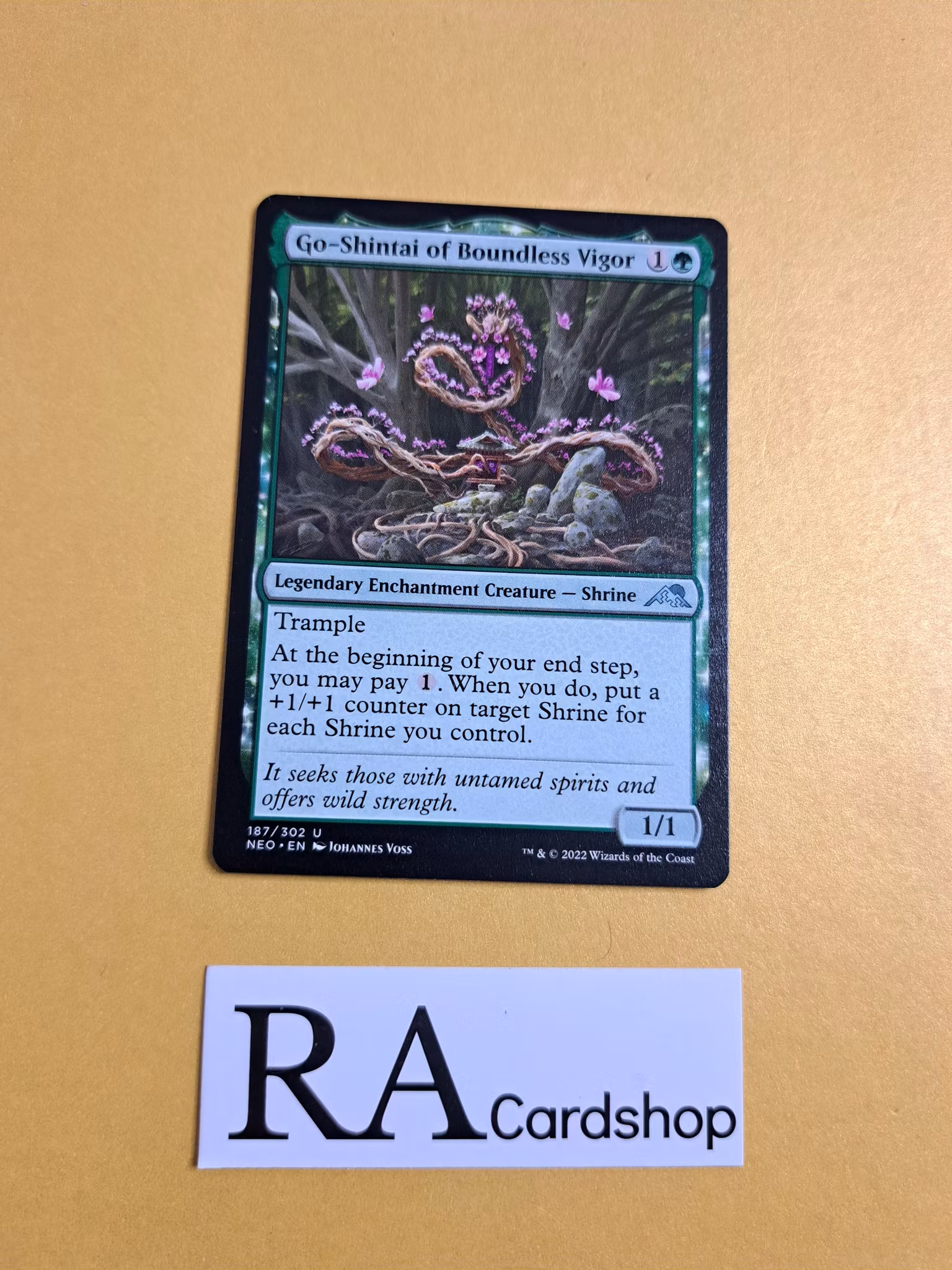 Go-Shintai of Boundless Vigor Uncommon 187/302 Kamigawa: Neon Dynasty (NEO) Magic the Gathering