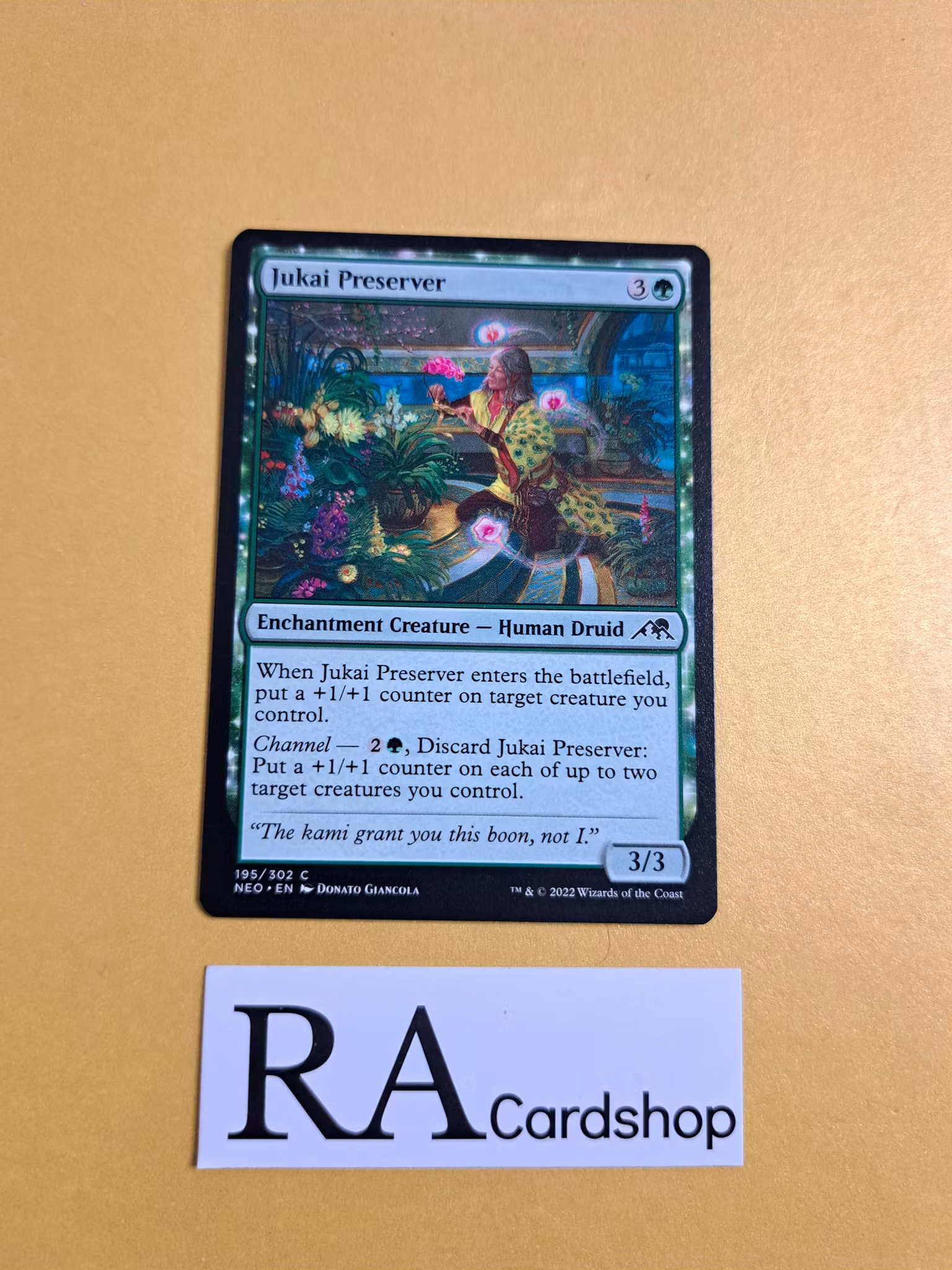 Jukai PReserver Common 195/302 Kamigawa: Neon Dynasty (NEO) Magic the Gathering