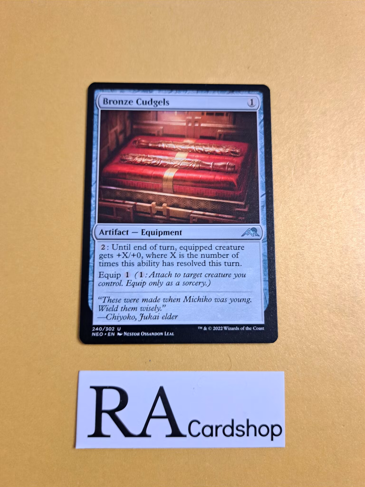 Bronze Cudgels Uncommon 240/302 Kamigawa: Neon Dynasty (NEO) Magic the Gathering
