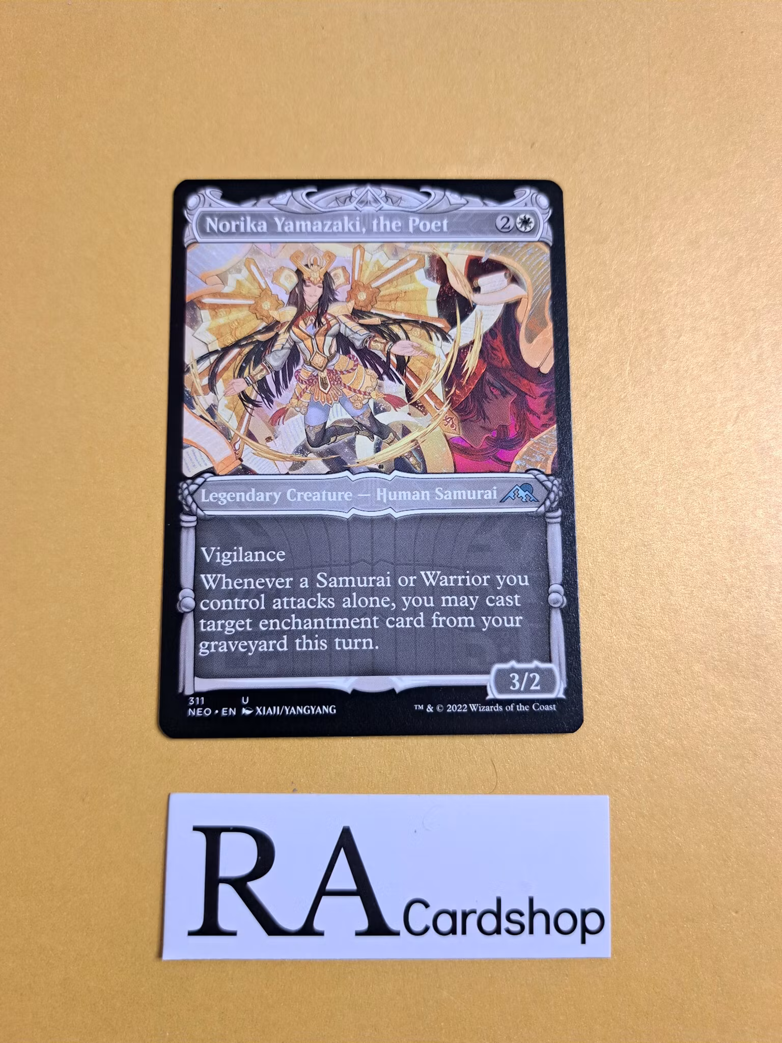 Norika Yamazaki the Poet Uncommon 311 Kamigawa: Neon Dynasty (NEO) Magic the Gathering
