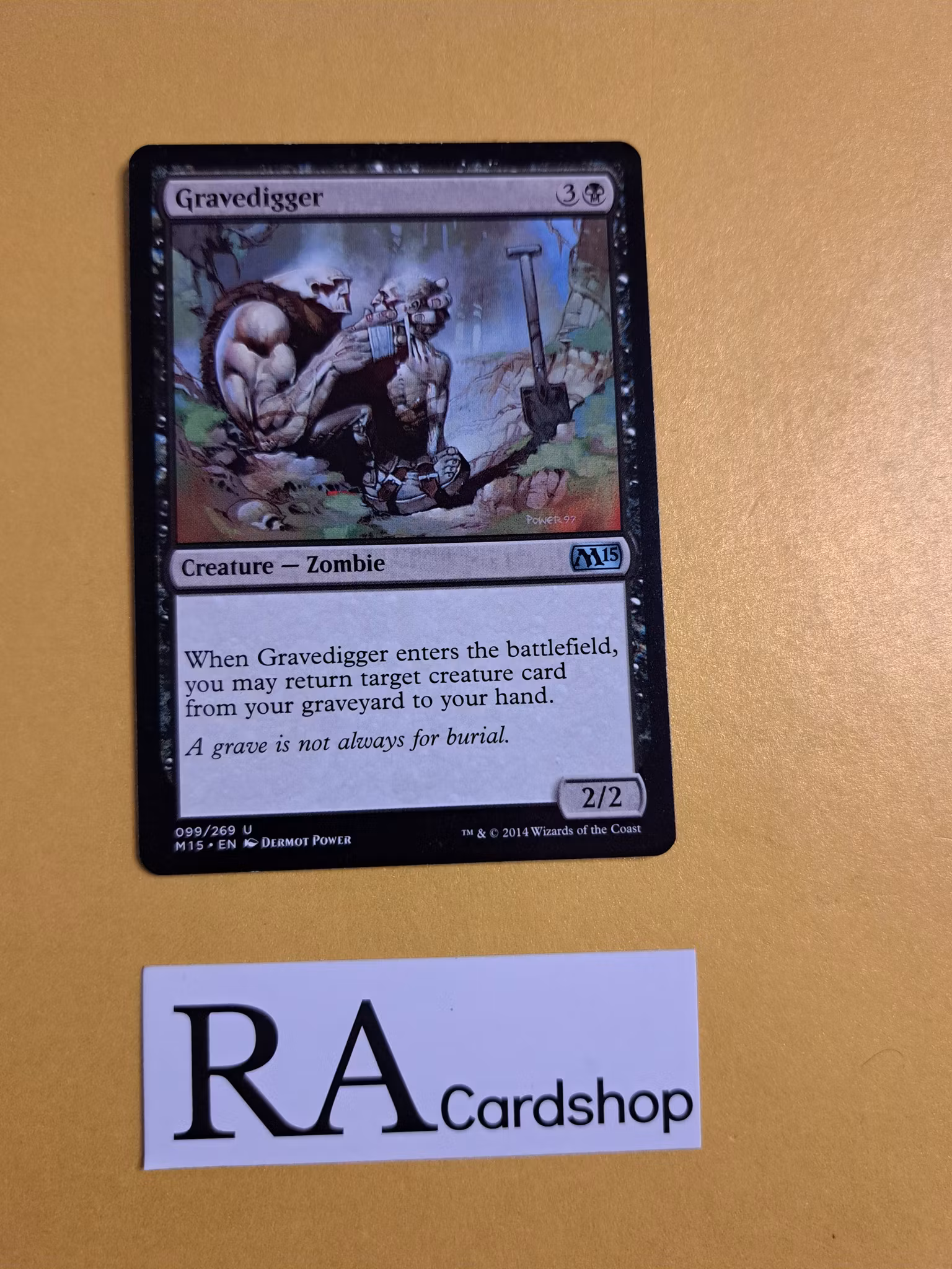 Gravedigger Uncommon 099/269 Magic 2015 (M15) Magic the Gathering