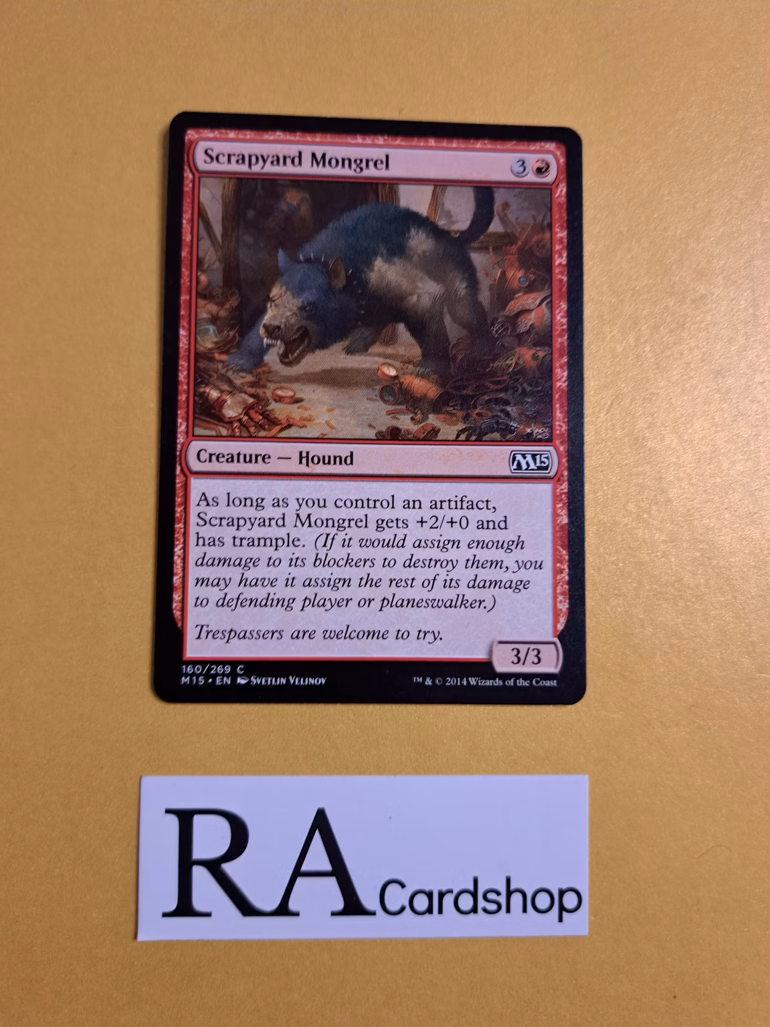 Scrapyard Mongrel Common 160/269 Magic 2015 (M15) Magic the Gathering