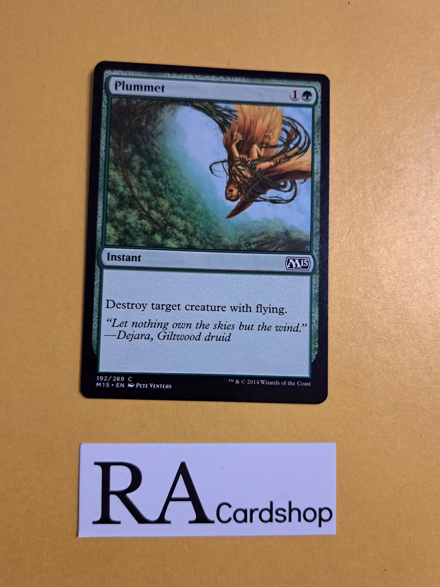Plummet Common 192/269 Magic 2015 (M15) Magic the Gathering