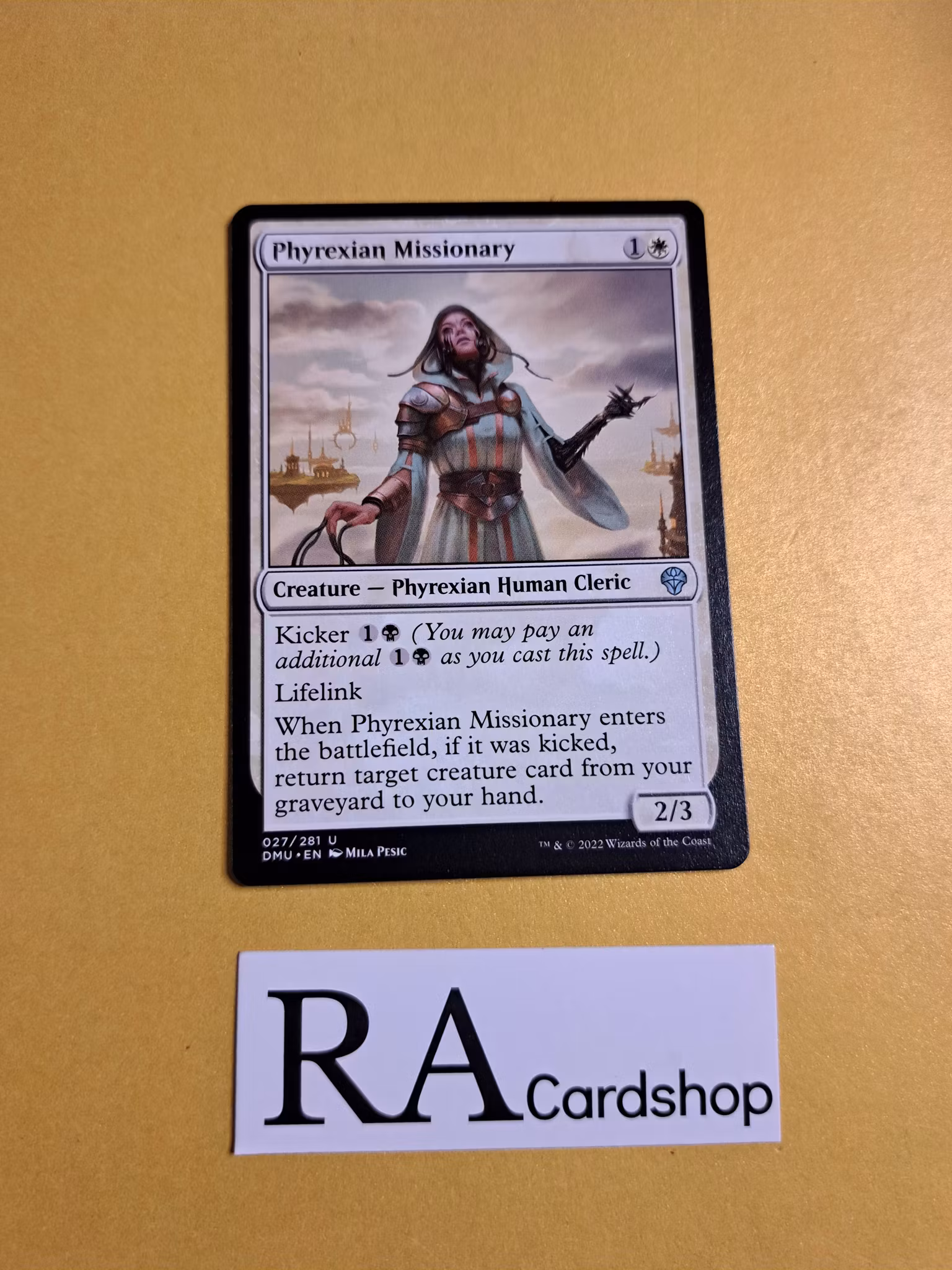 Phyrexian Missionary Uncommon 027/281 Dominaria United (DMU) Magic the Gathering