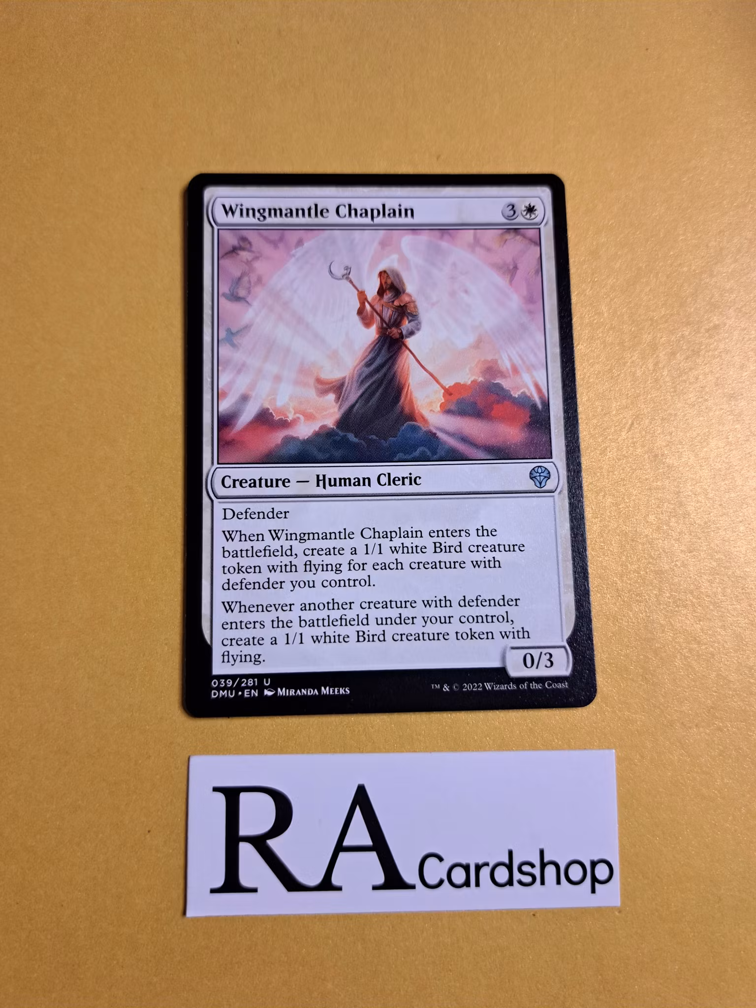 Wingmantle Chaplain Uncommon 039/281 Dominaria United (DMU) Magic the Gathering