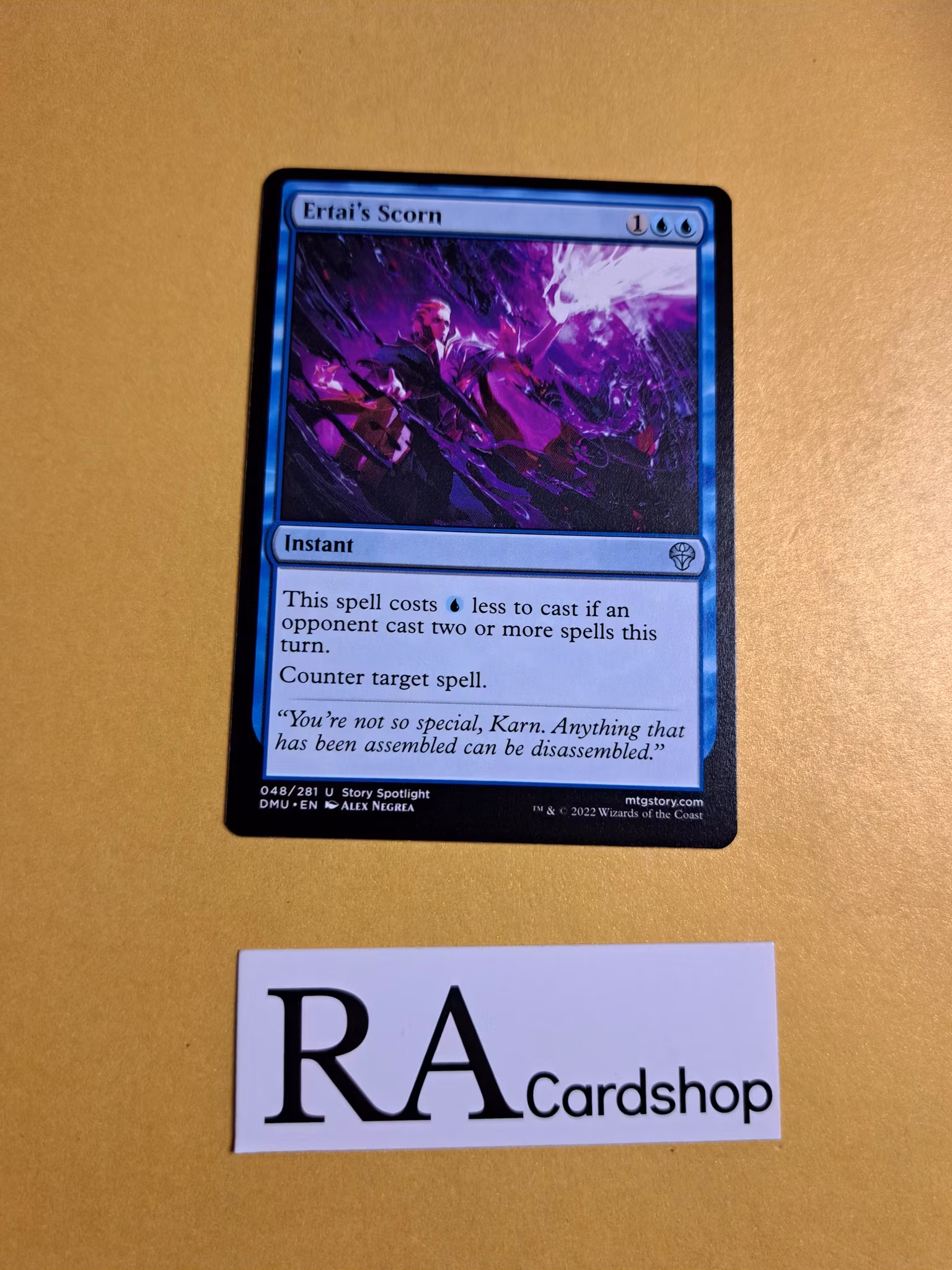 Ertais Scorn Uncommon 048/281 Dominaria United (DMU) Magic the Gathering