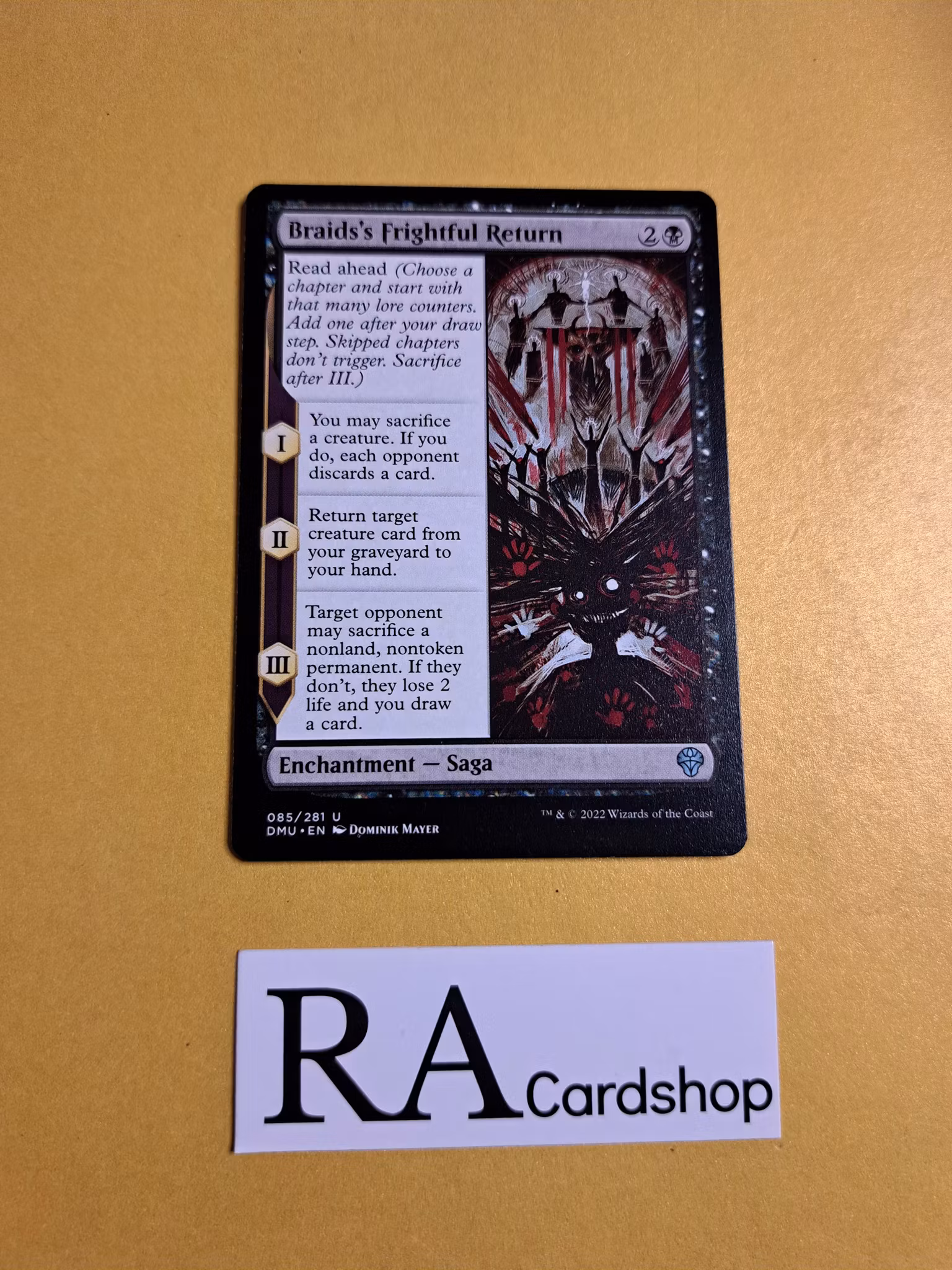 Braids Frightful Return Uncommon 085/281 Dominaria United (DMU) Magic the Gathering