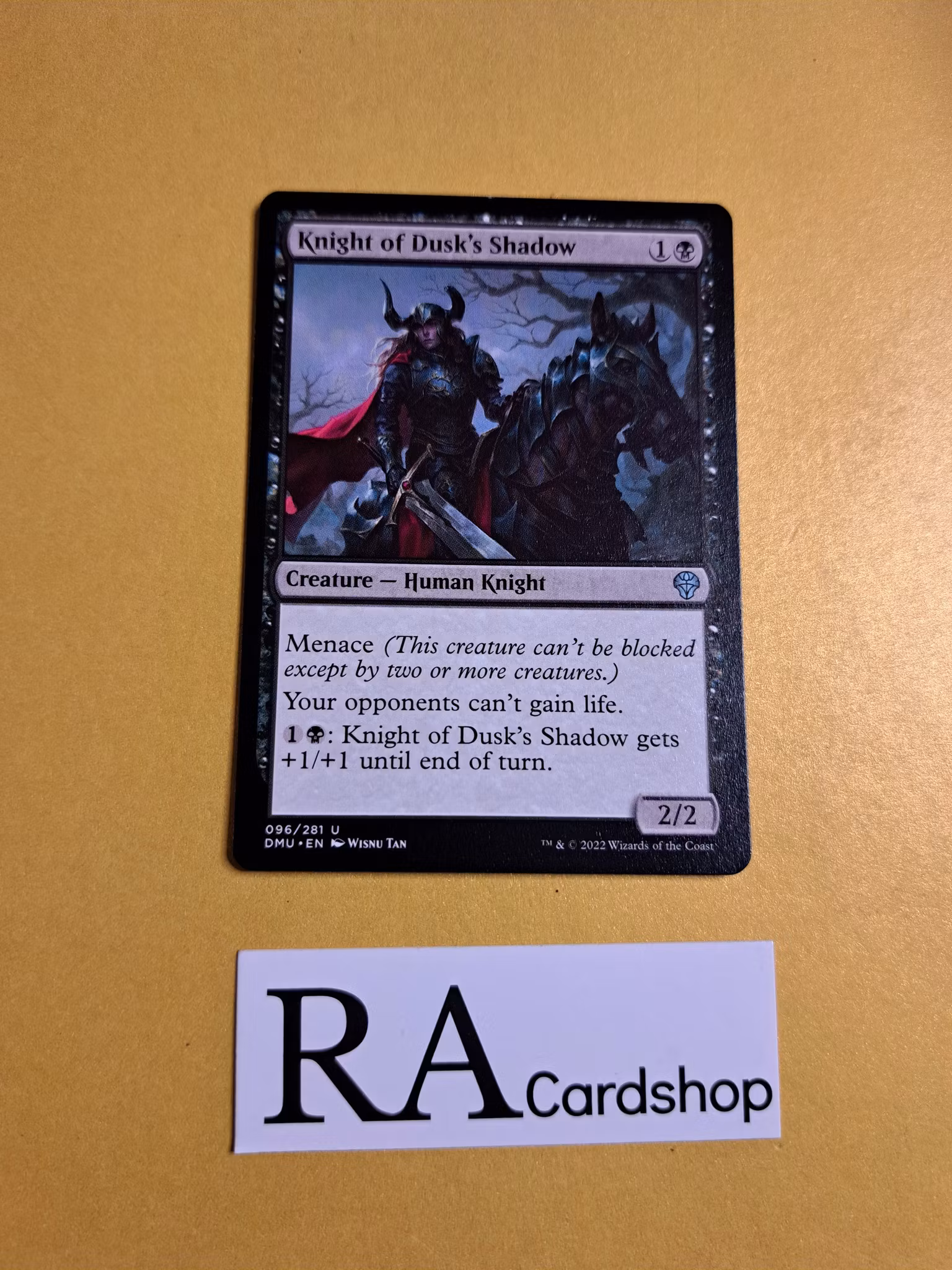 Knight of Dusks Shadow Uncommon 096/281 Dominaria United (DMU) Magic the Gathering