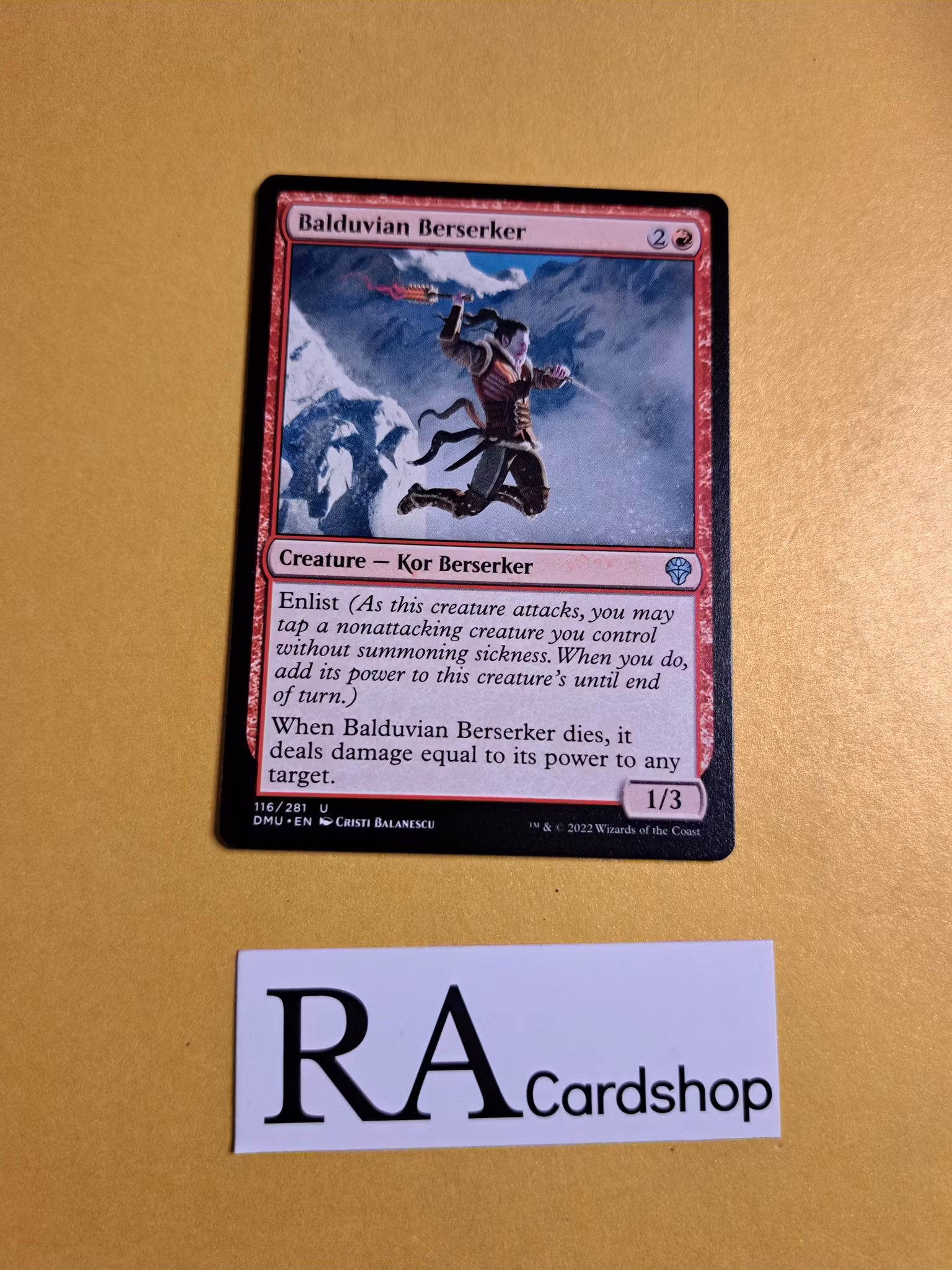 Balduvian Berserker Uncommon 116/281 Dominaria United (DMU) Magic the Gathering