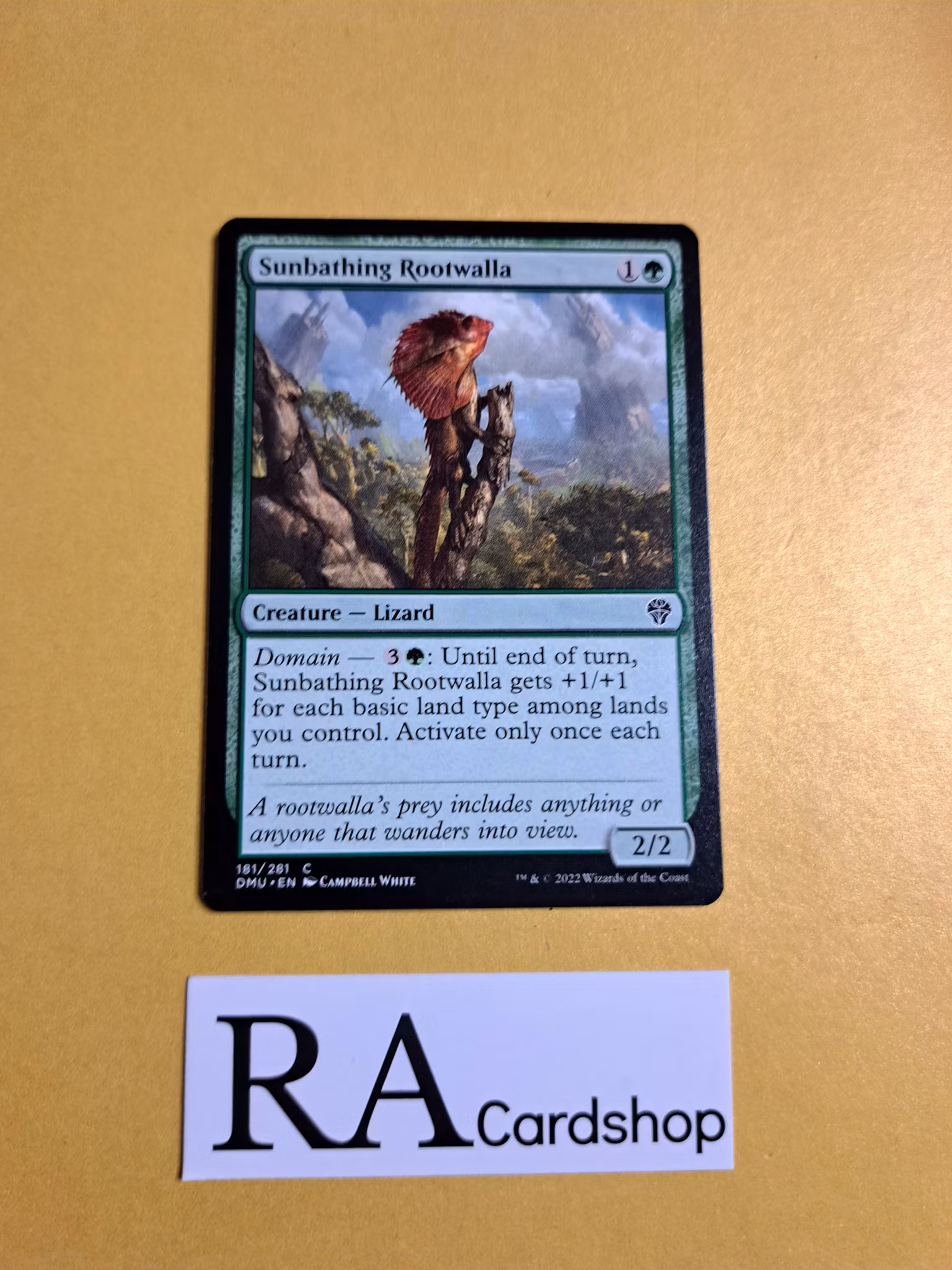 Sunbathing Rootwalla Common 181/281 Dominaria United (DMU) Magic the Gathering
