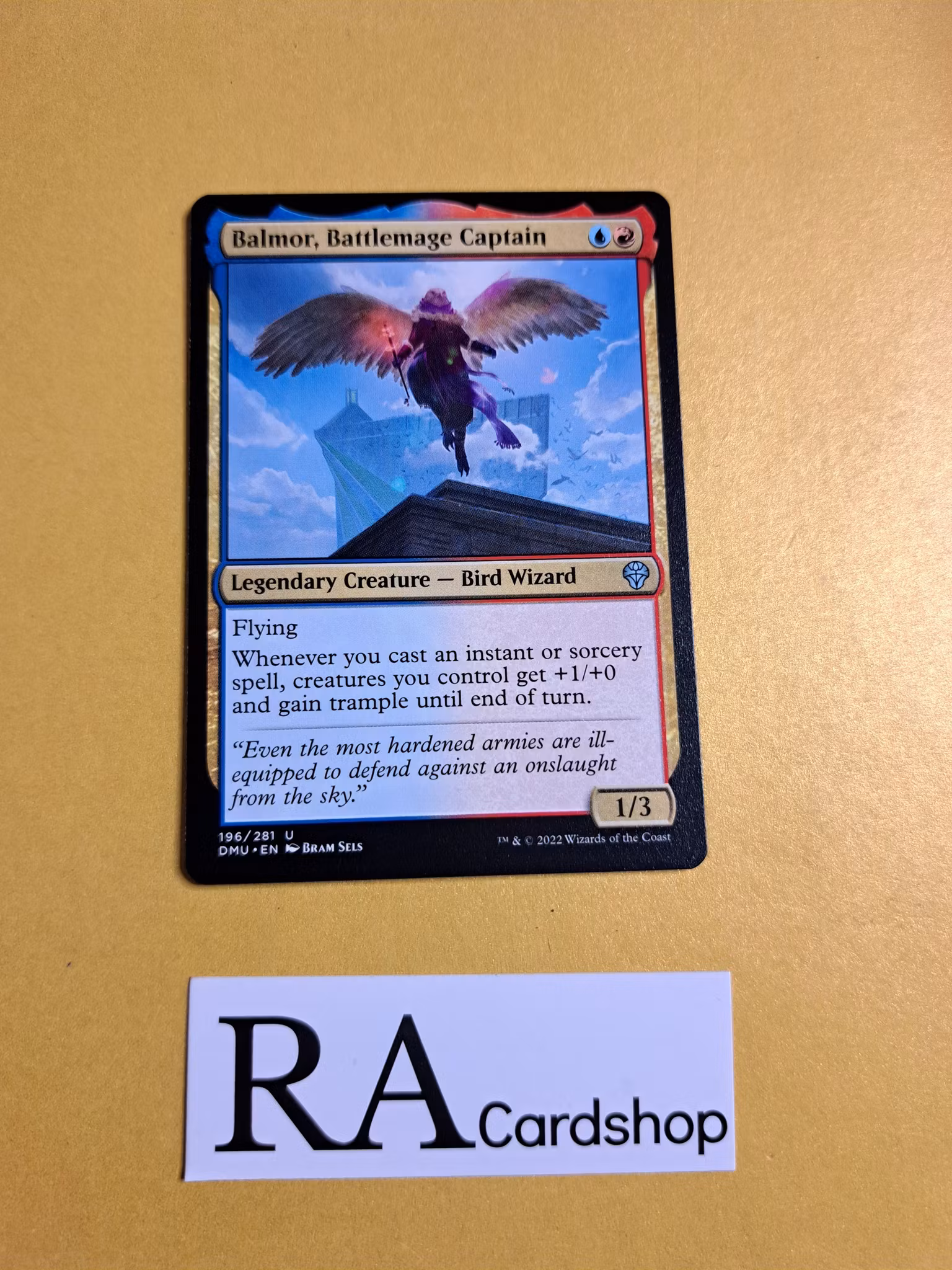 Balmor Battlemage Captain Uncommon 196/281 Dominaria United (DMU) Magic the Gathering