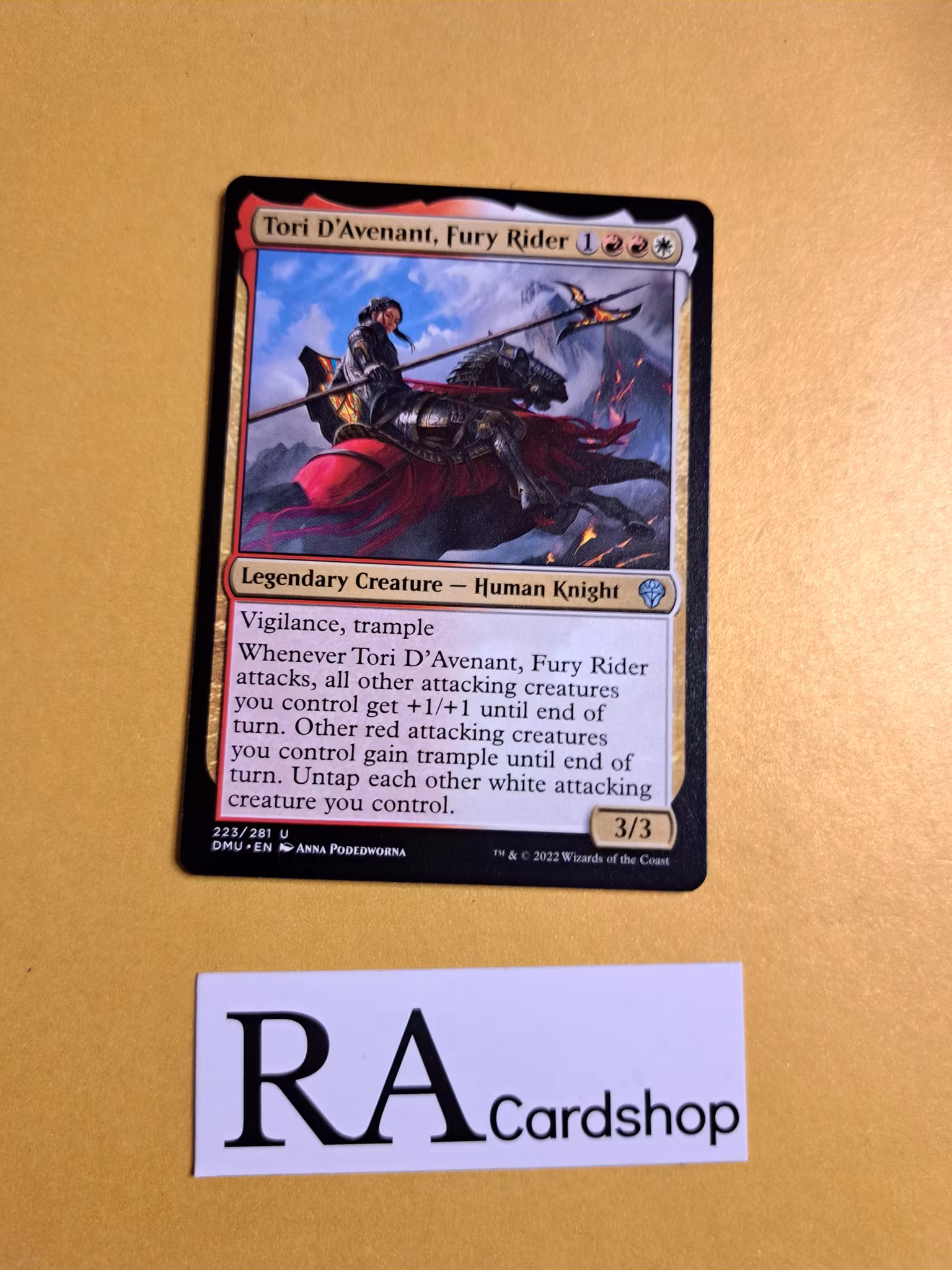 Tori Davenant Fury Rider Uncommon 223/281 Dominaria United (DMU) Magic the Gathering