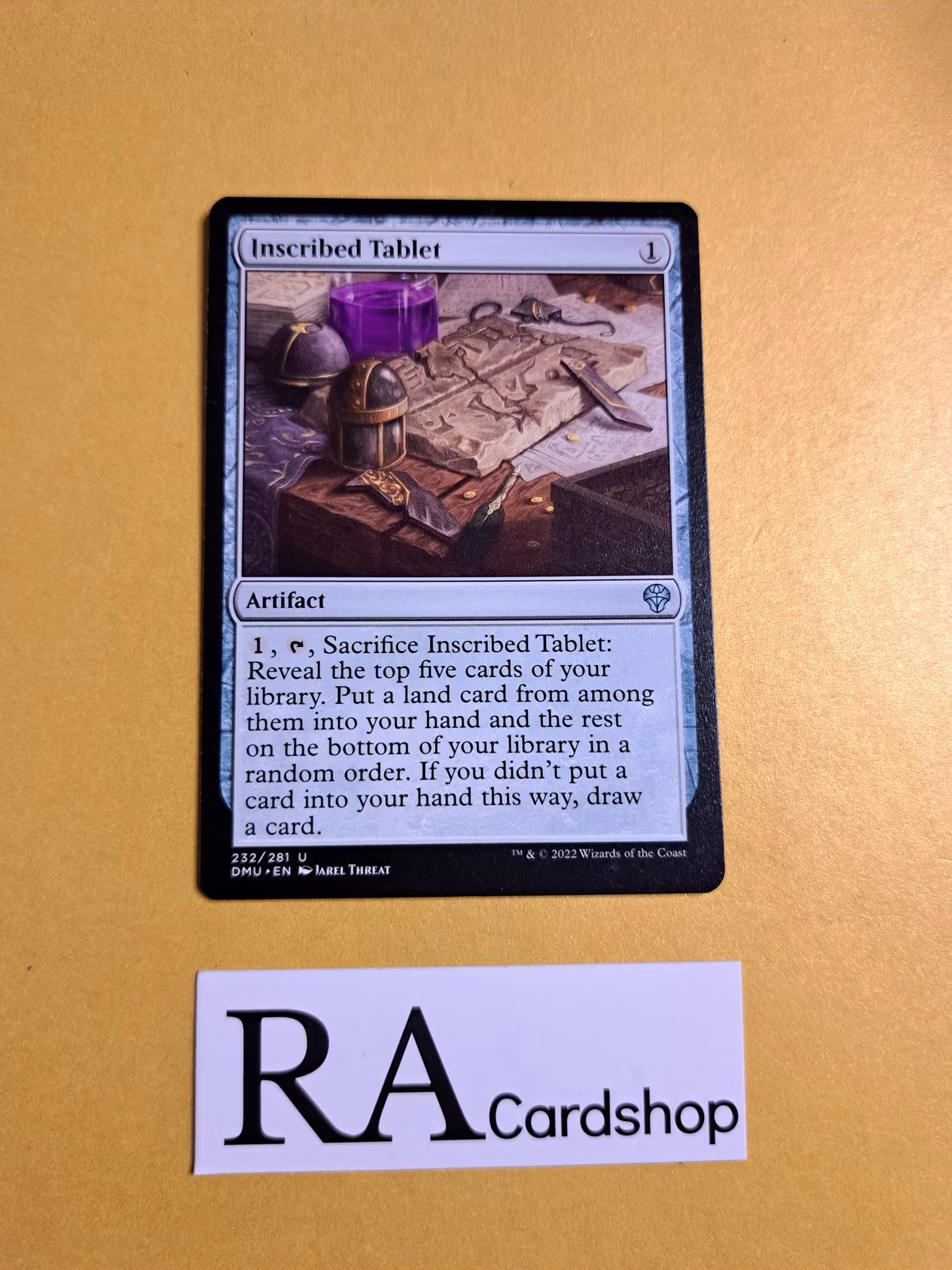 Inscribed Tablet Uncommon 232/281 Dominaria United (DMU) Magic the Gathering