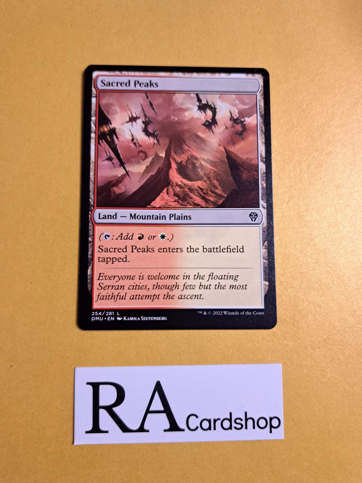 Sacred Peaks Common 254/281 Dominaria United (DMU) Magic the Gathering