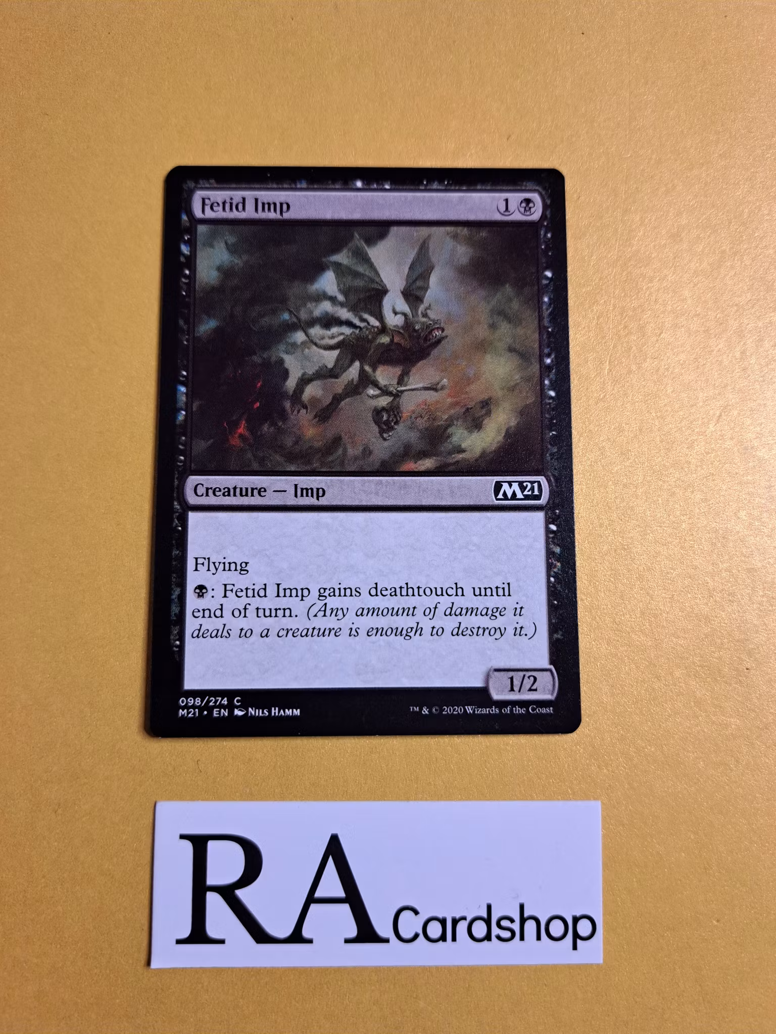 Fetid Imp Common 098/274 Magic 2021 (M21) Magic the Gathering