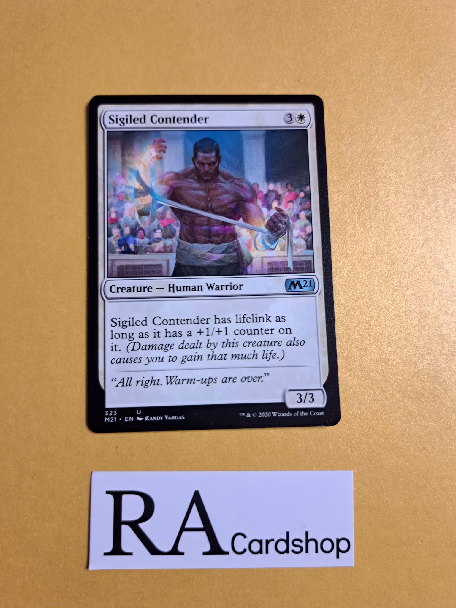 Sigiled Contender Uncommon 323 Magic 2021 (M21) Magic the Gathering