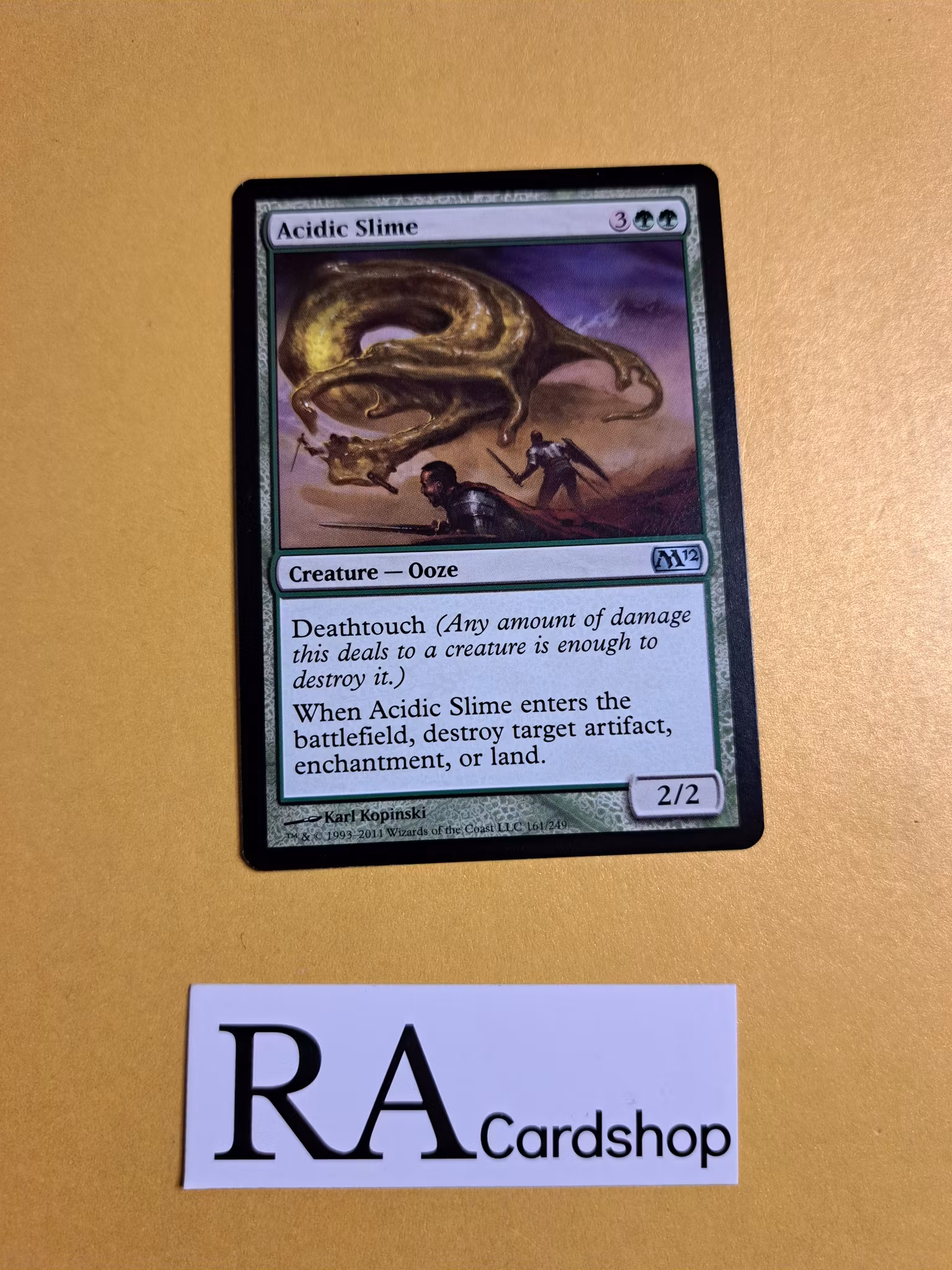 Acidic Slime Uncommon 161/249 Core 2012 (M12) Magic the Gathering