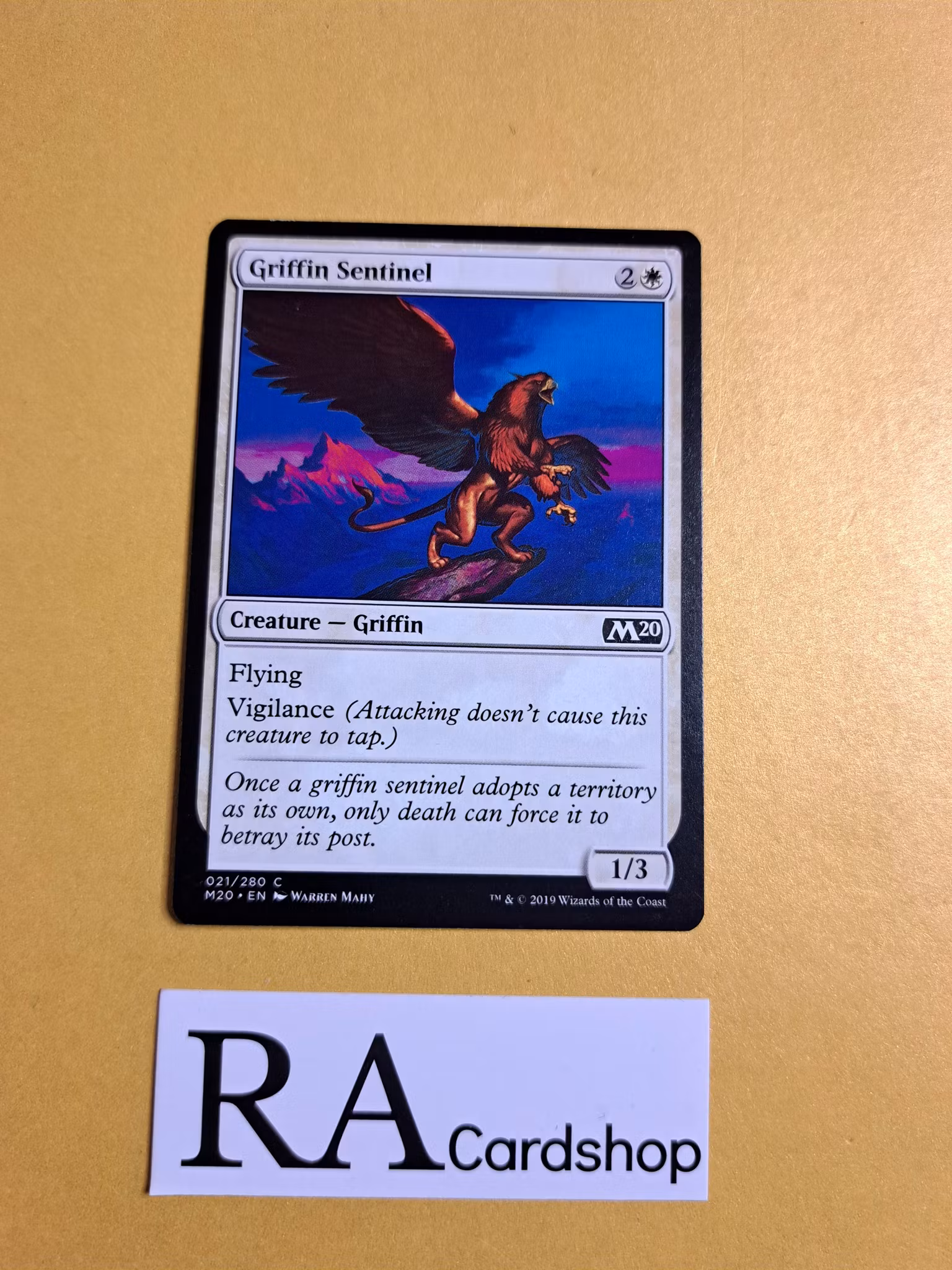 Griffin Sentinel Common 021/280 Core 2020 (M20) Magic the Gathering
