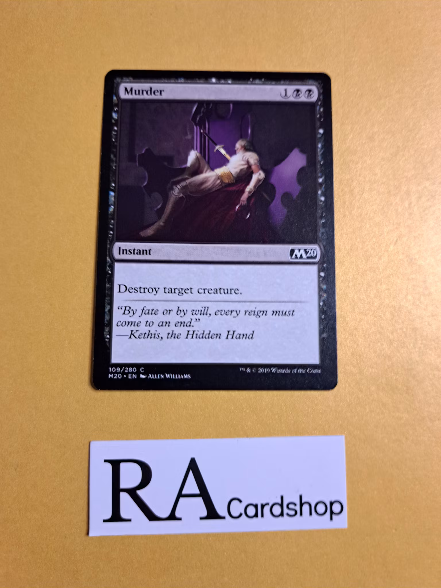 Murder Common 109/280 Core 2020 (M20) Magic the Gathering