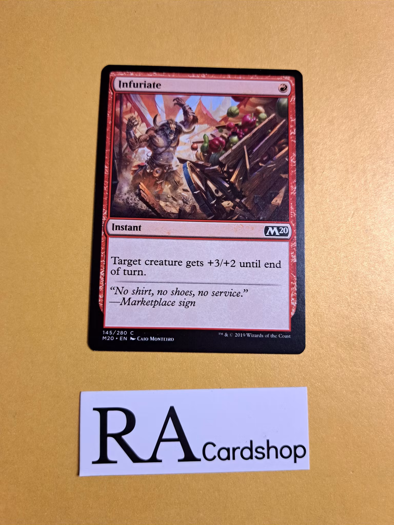 Infuriate Common 145/280 Core 2020 (M20) Magic the Gathering
