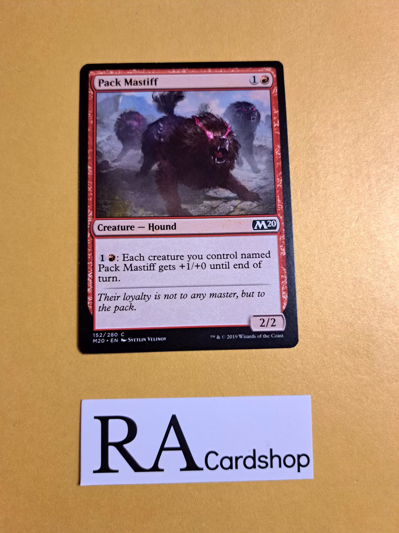 Pack Mastiff Common 152/280 Core 2020 (M20) Magic the Gathering