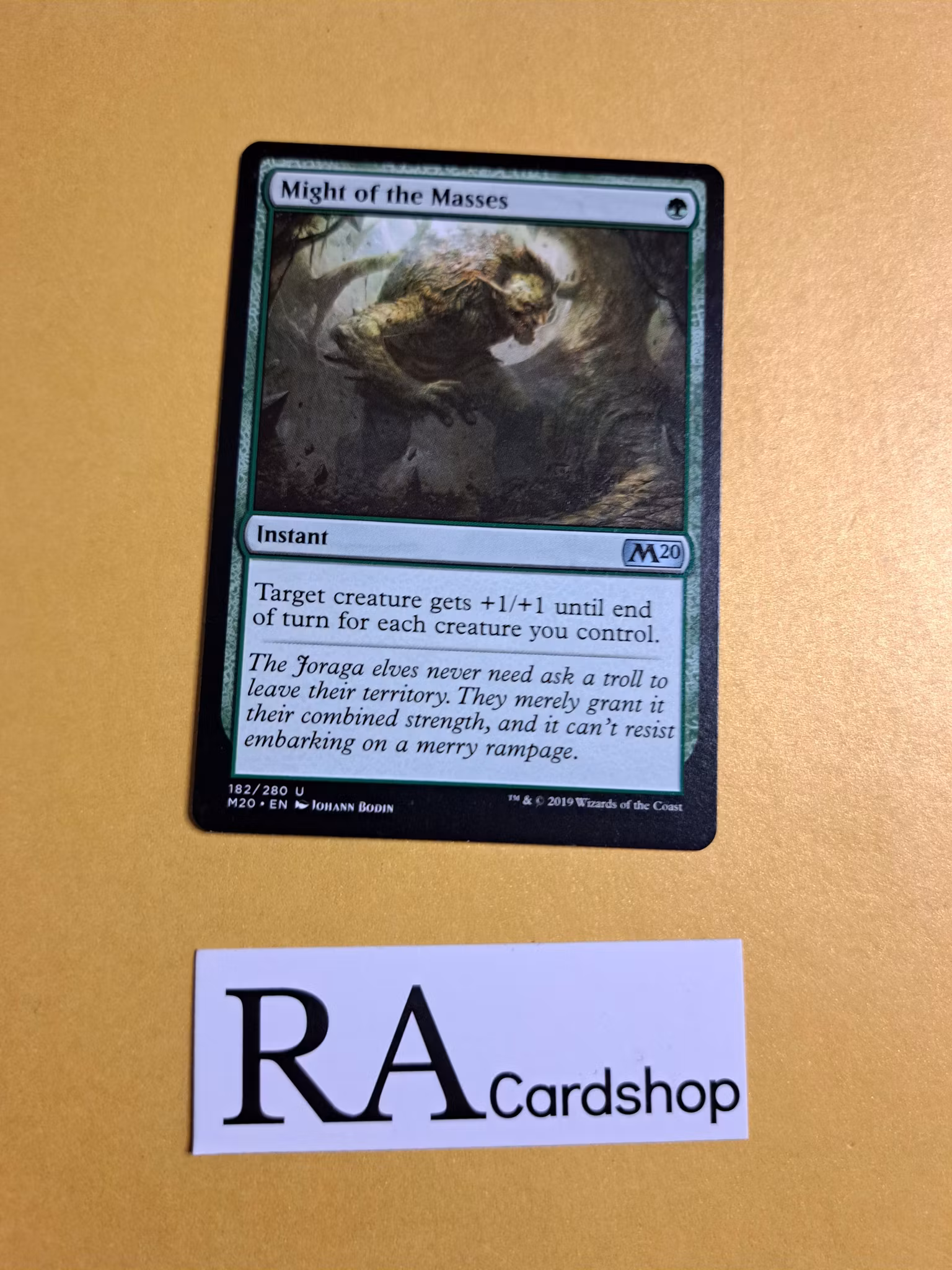 Might of the Masses Uncommon 182/280 Core 2020 (M20) Magic the Gathering