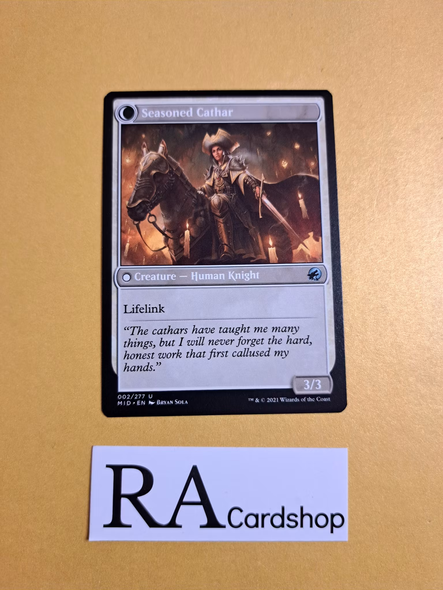 Ambitious Farmhand / Seasoned Cathar Uncommon 002/277 Innistrad Midnight Hunt (MID) Magic the Gathering