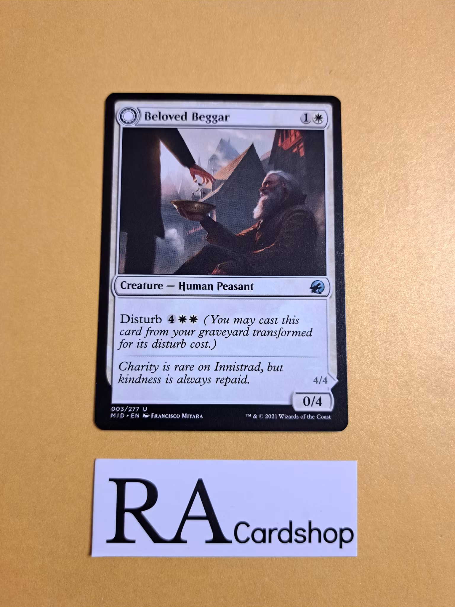 Beloved Beggar / Generous Soul Uncommon 003/277 Innistrad Midnight Hunt (MID) Magic the Gathering