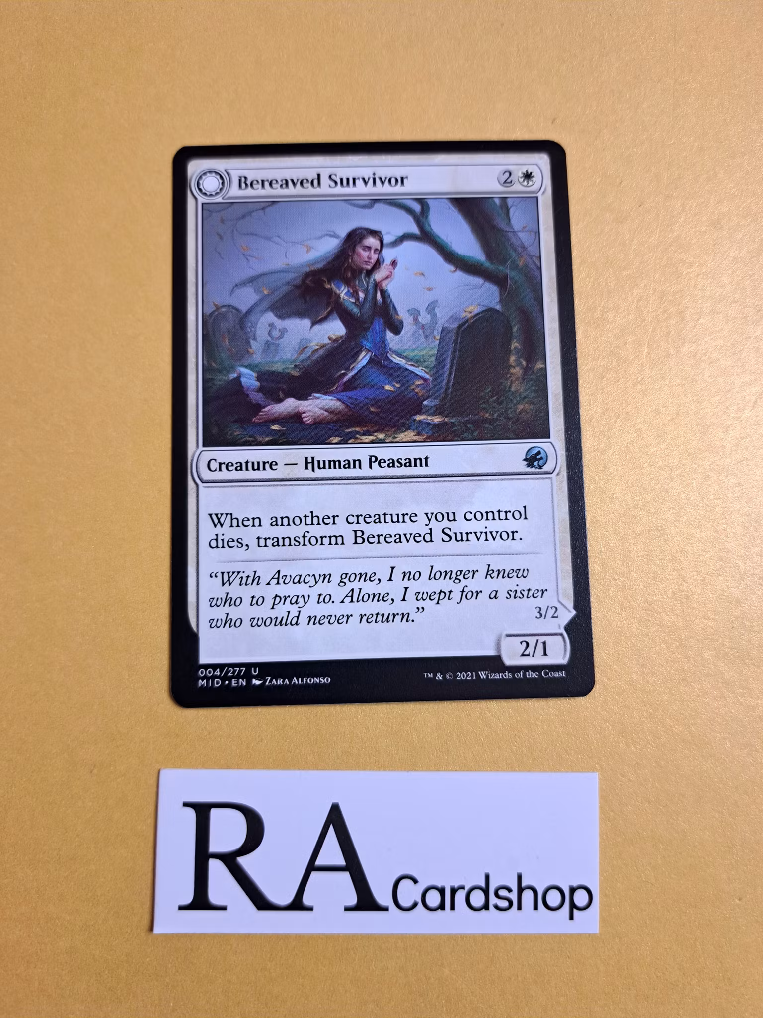 Bereaved Survivior / Dauntless Avenger Uncommon 004/277 Innistrad Midnight Hunt (MID) Magic the Gathering