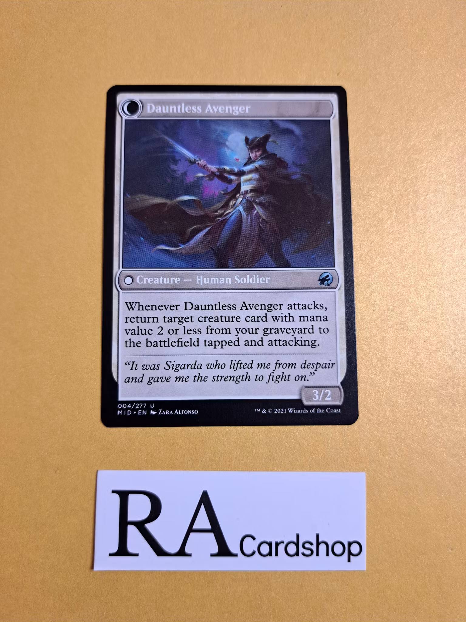 Bereaved Survivior / Dauntless Avenger Uncommon 004/277 Innistrad Midnight Hunt (MID) Magic the Gathering
