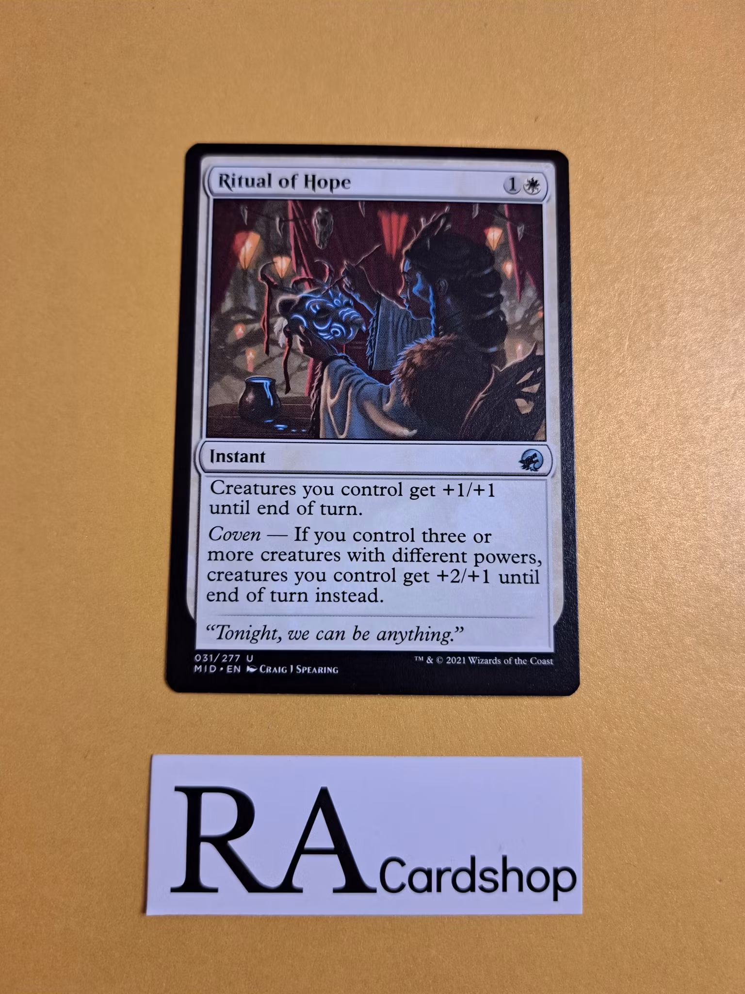 Ritual of Hope Uncommon 031/277 Innistrad Midnight Hunt (MID) Magic the Gathering